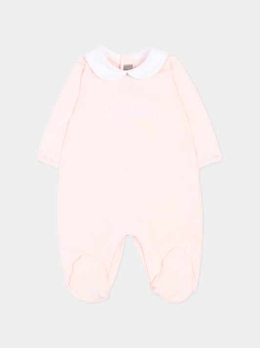 Tutina rosa  Eccomi!  per neonata,Little Bear,3068 CIPRIA/BCO