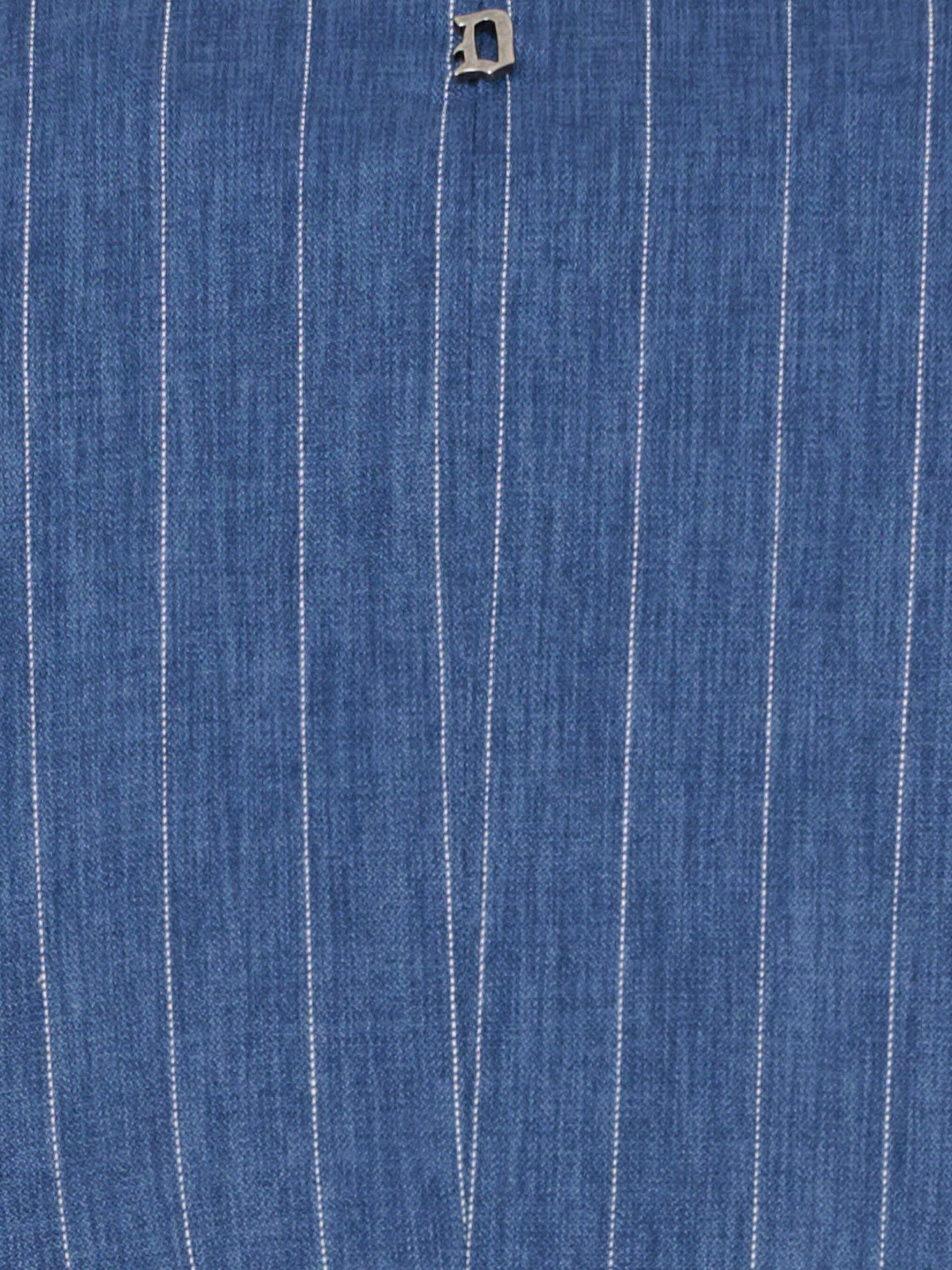 Panciotto azzurro gessato per bambino,Dondup Kids,DMGL003 0 TV117 4019