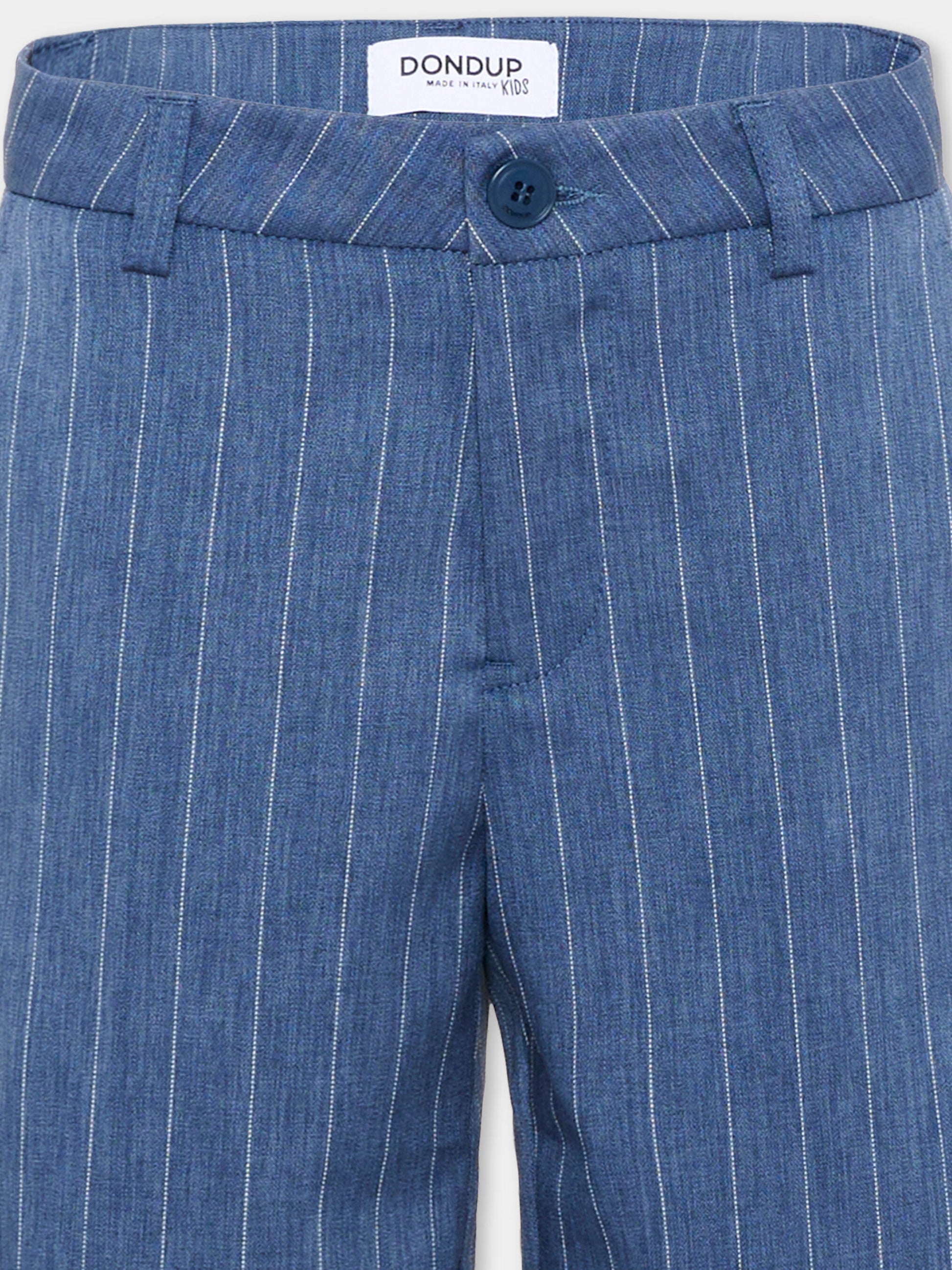 Shorts eleganti azzurri per bambino,Dondup Kids,DMBE024 0 TV117 4019