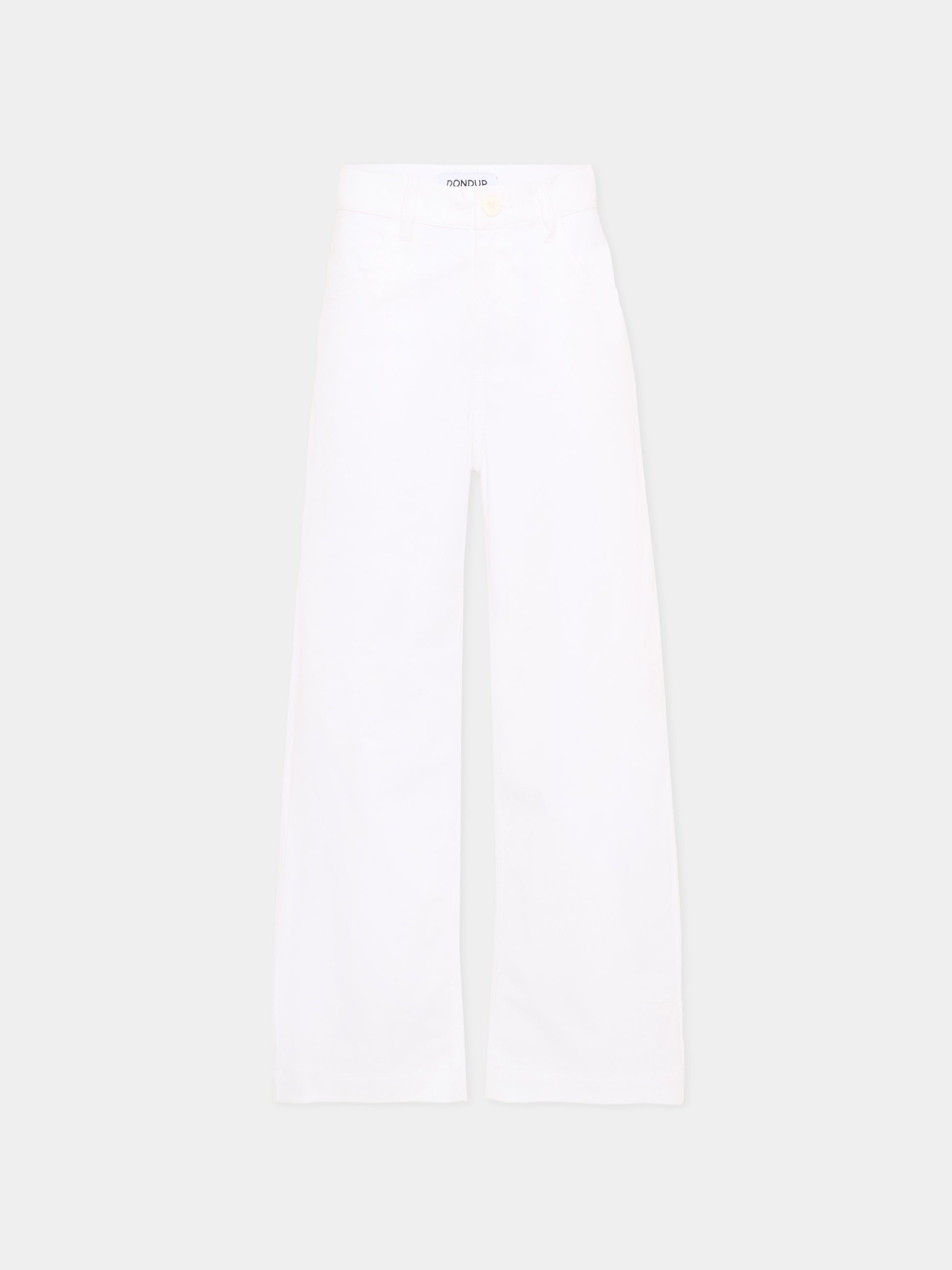 Pantaloni bianchi per bambino,Dondup Kids,DMPA181 0 CE039 B000