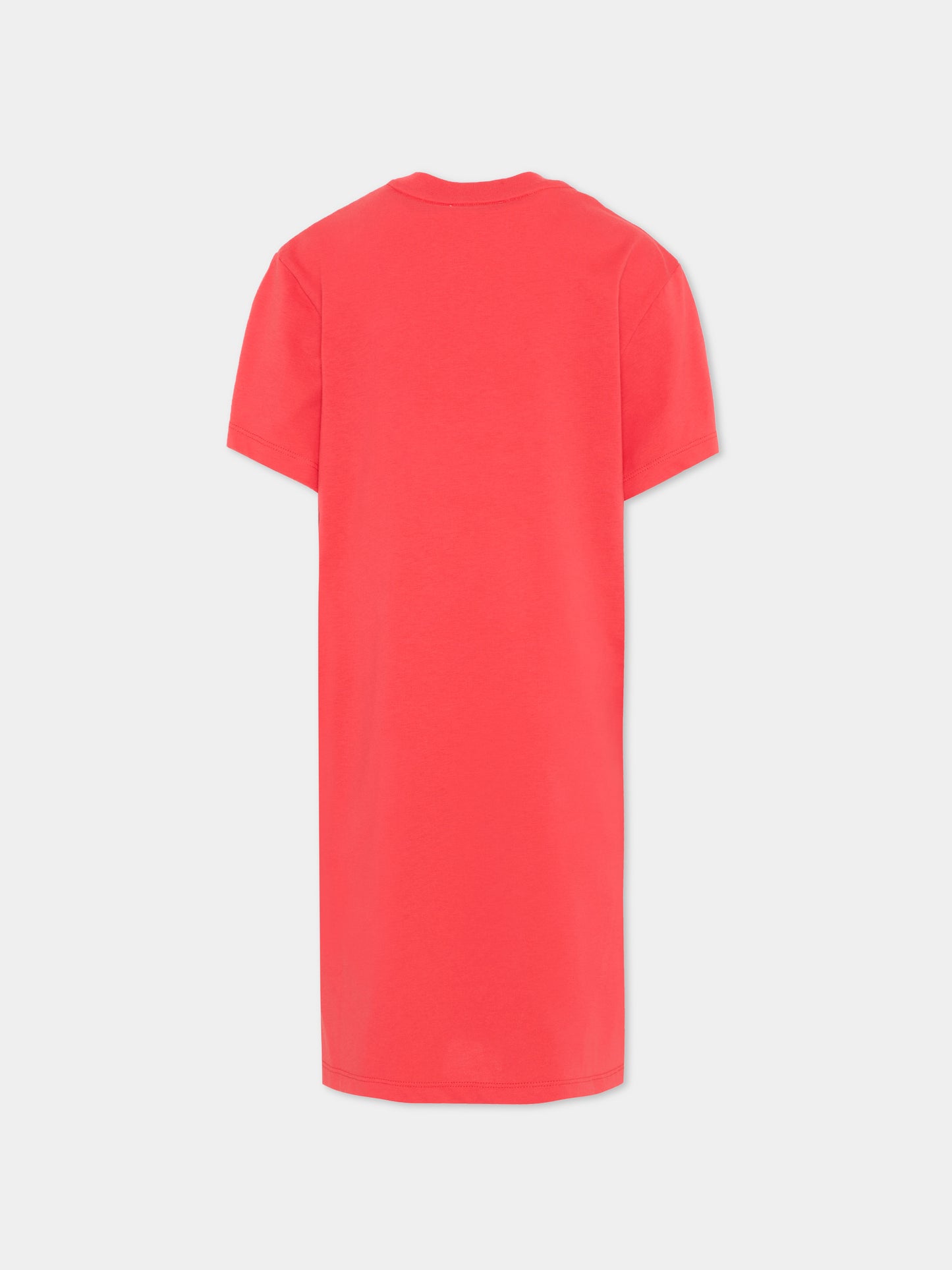 Vestito rosso Lanvin per bambina logo,Lanvin Petite,N30341 998