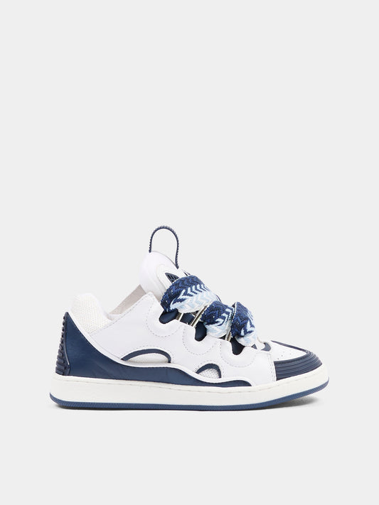 Sneakers blu per bambino con motivo Curb,Lanvin Petite,N30357 N68