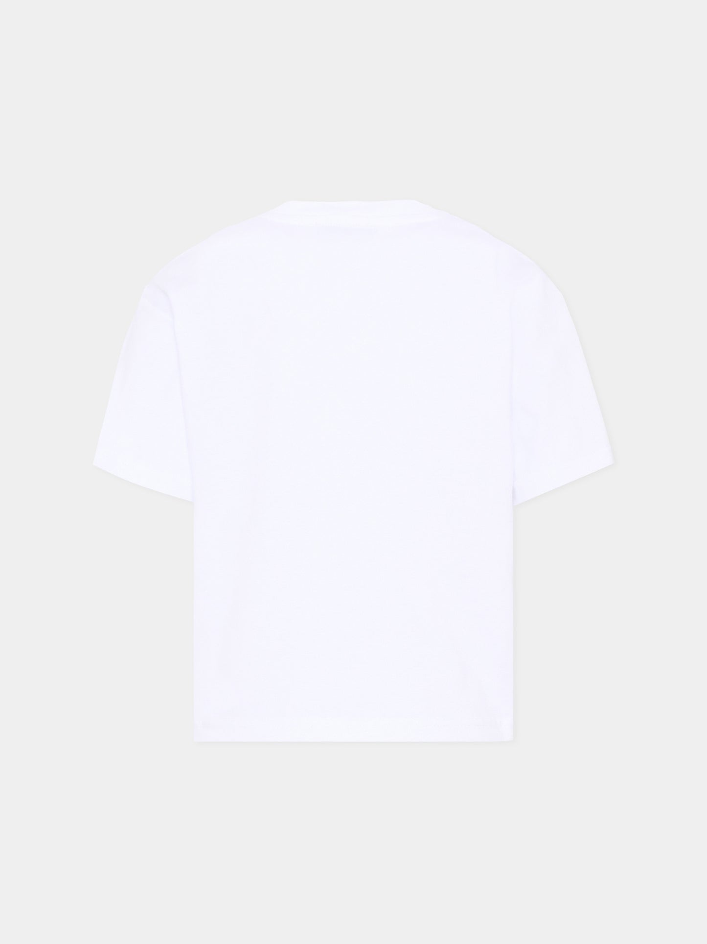 T-Shirt bianca per bambino con stampa sneakers,Lanvin Petite,N30359 10P