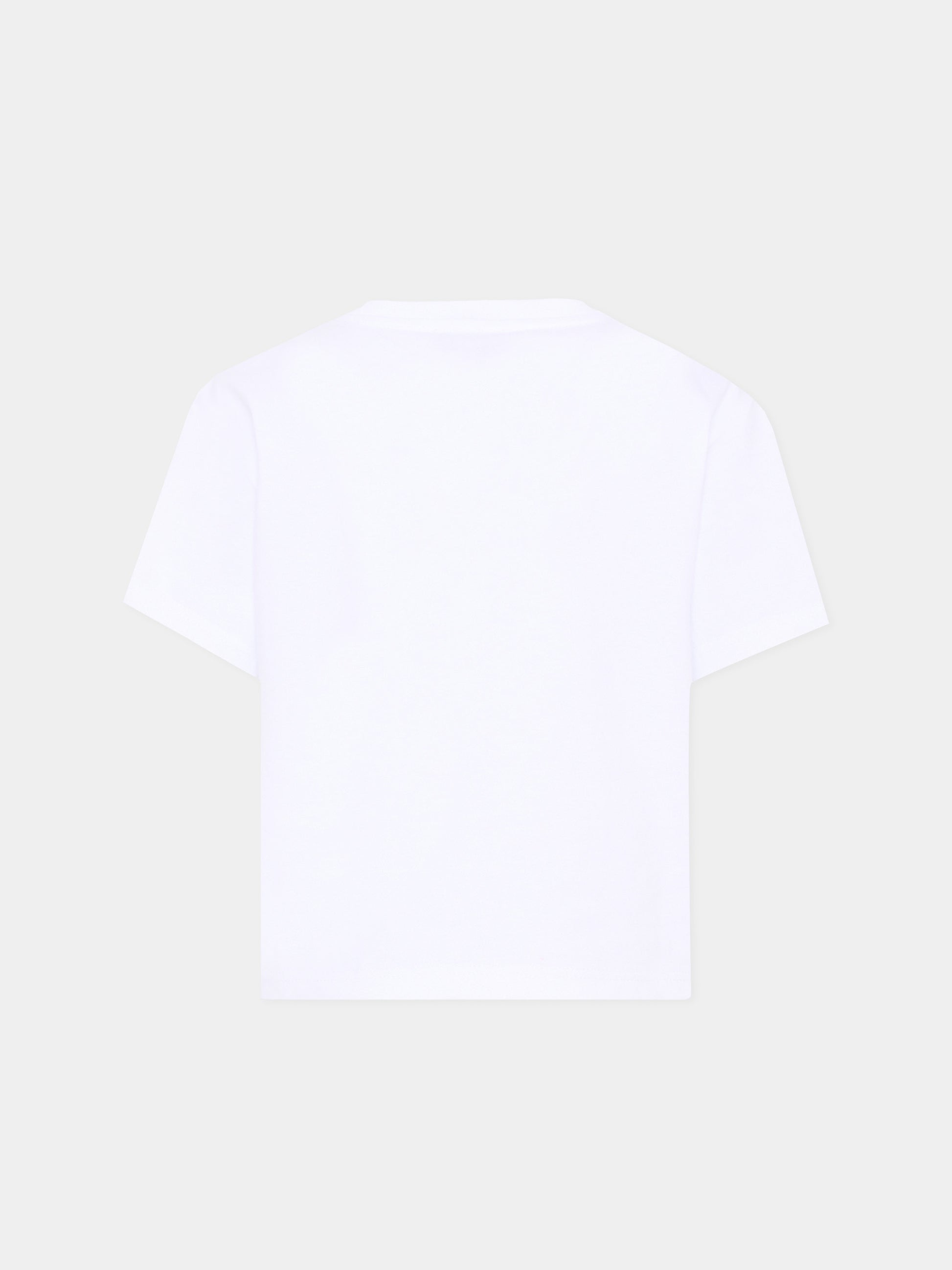 T-Shirt bianca per bambini con logo,Lanvin Petite,N30360 10P