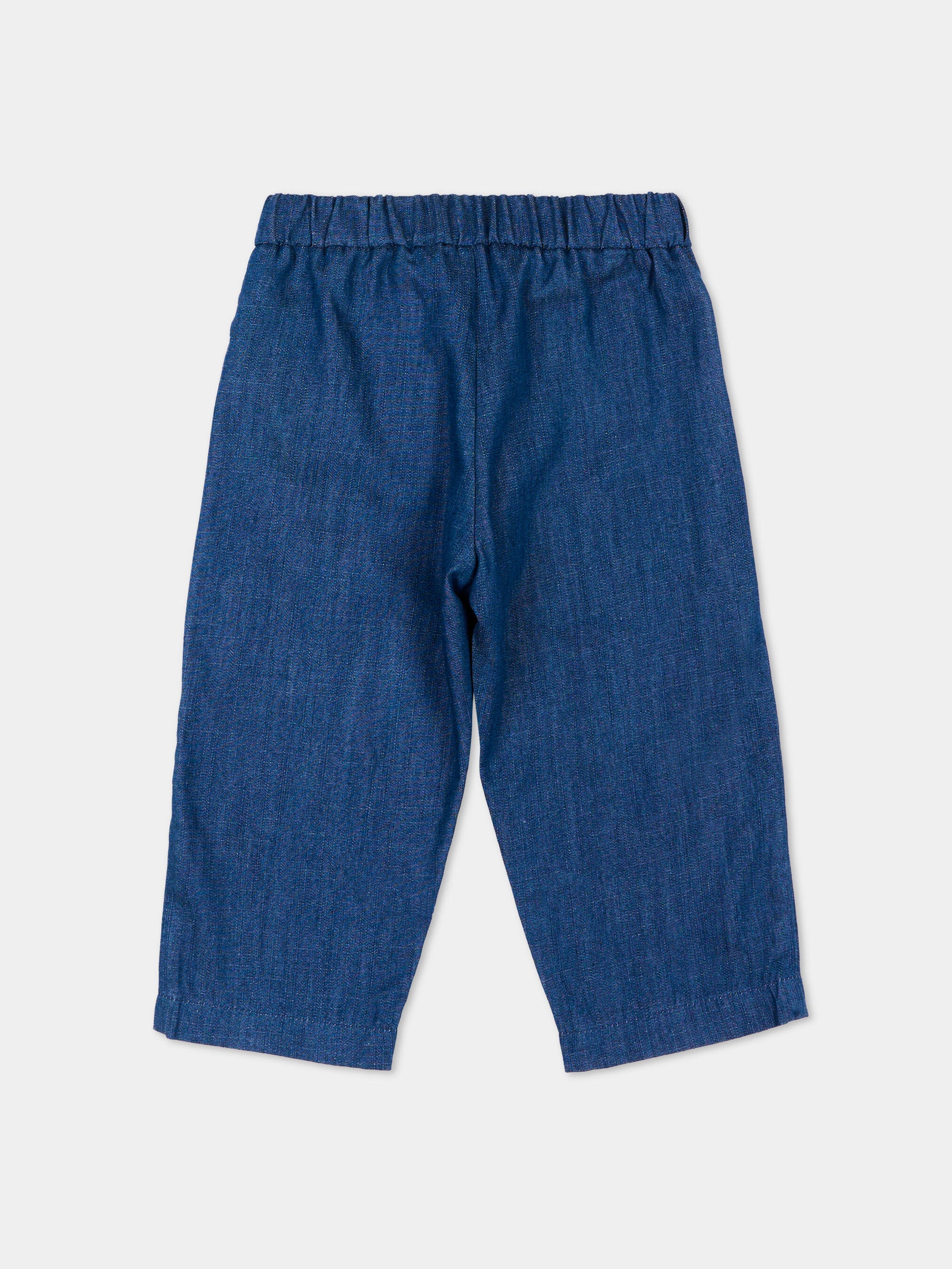 Pantaloni eleganti blu per neonato,Balmain Kids,BY6590-P0588 625