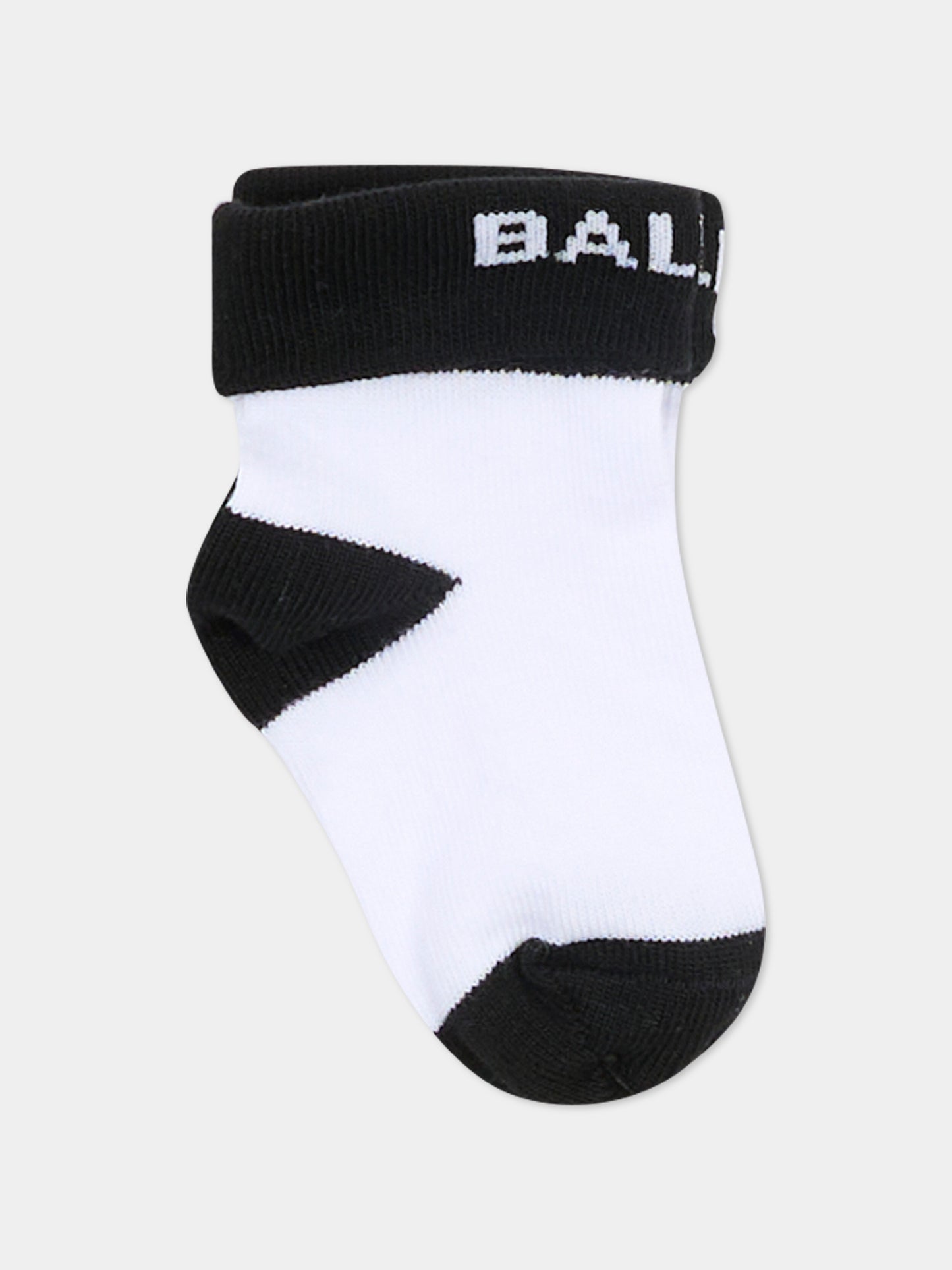 Set calzini multicolor per neonati con logo,Balmain Kids,BYB580 Z0553 999