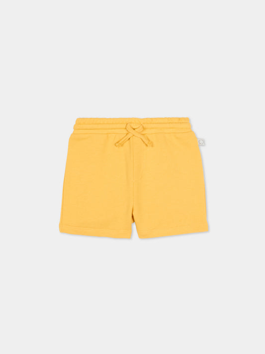 Shorts gialli per neonato con nota musicale,Stella Mccartney Kids,TY6549-Z0499 251