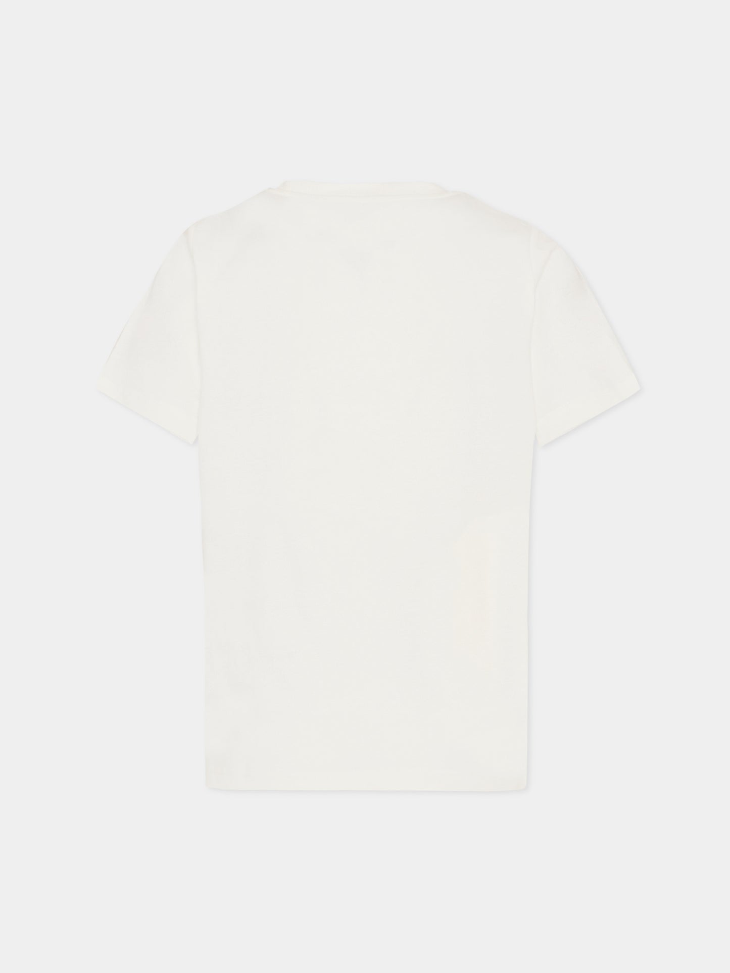 Ivory T-shirt for boy with bug print