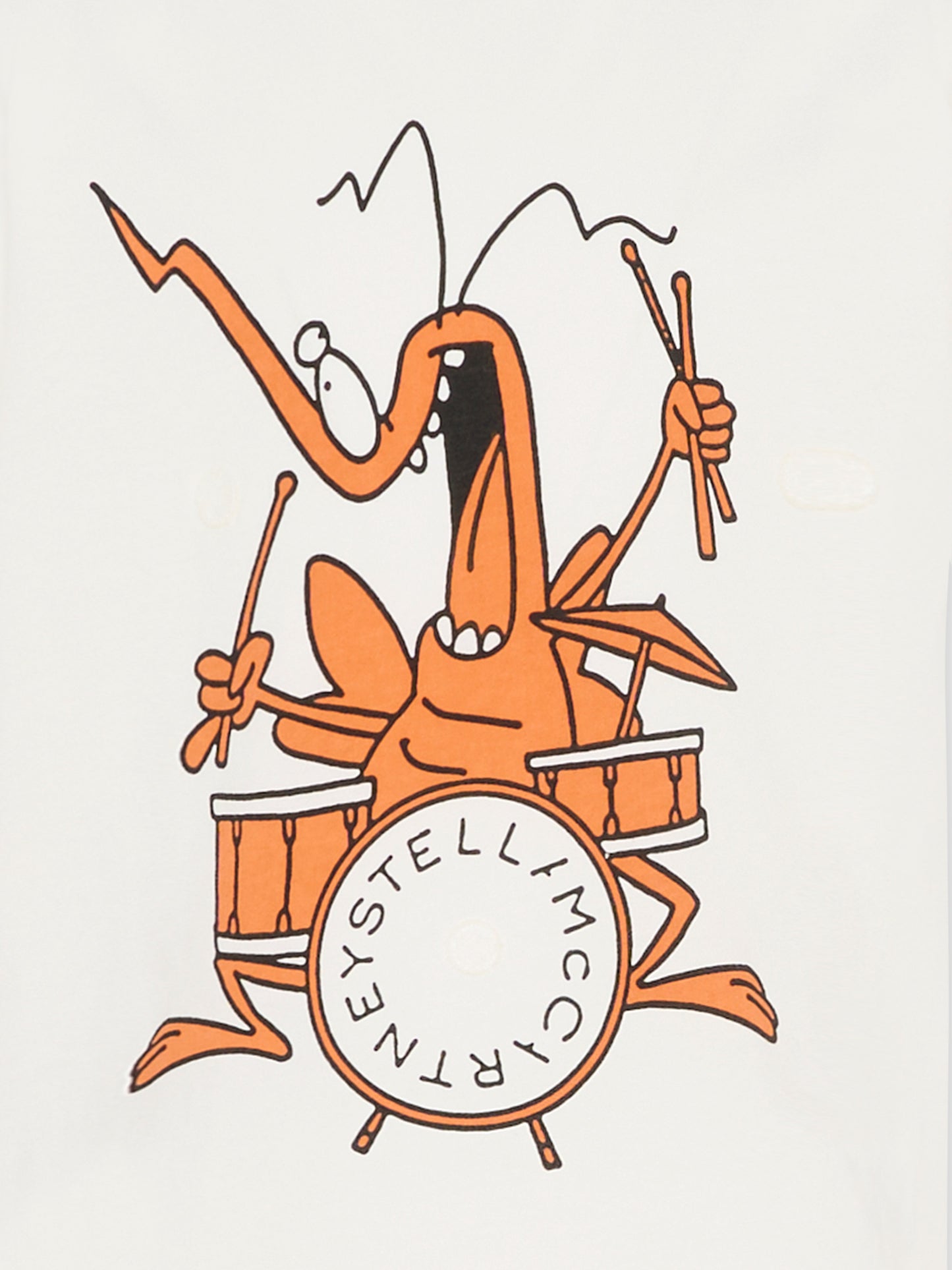 Ivory T-shirt for boy with bug print