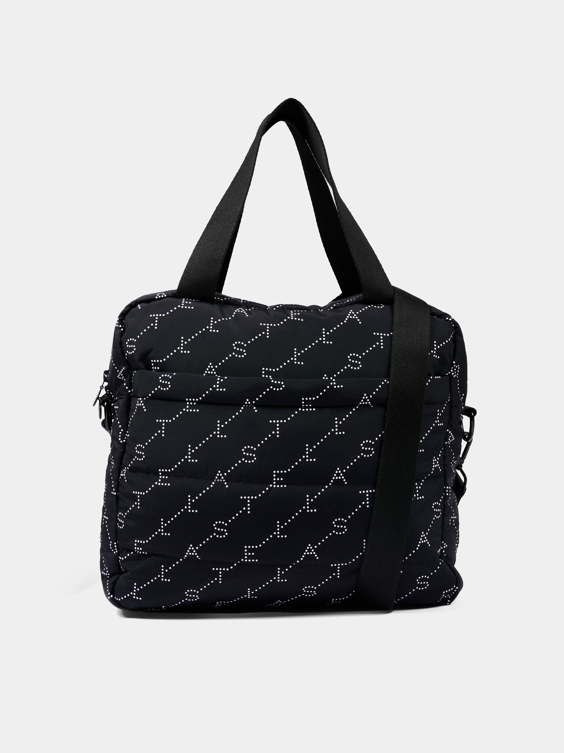 Borsa mamma nera per neonati con logo,Stella Mccartney Kids,TY0548-Z3652 930BC