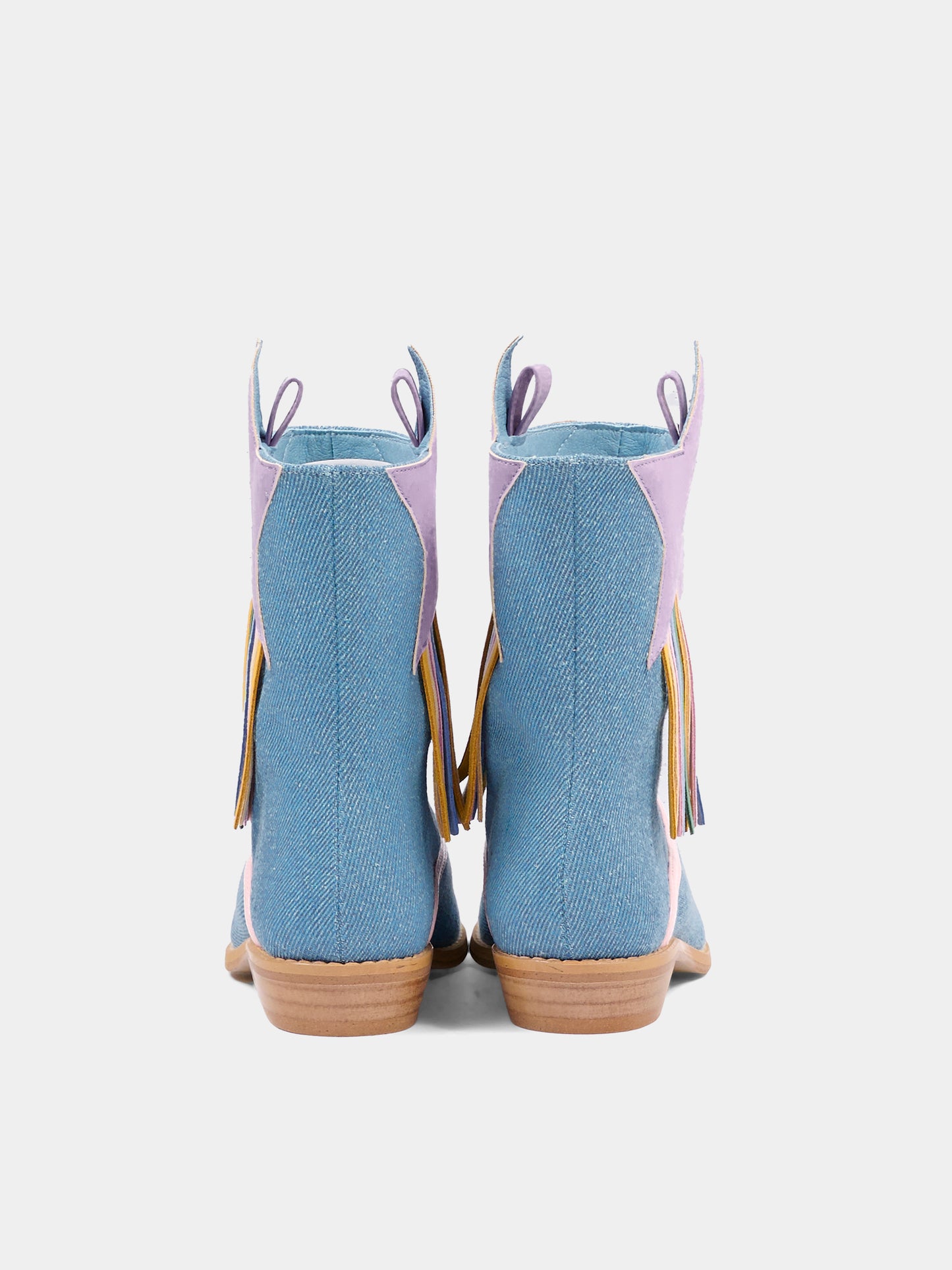 Stivali multicolor per bambina con frange,Stella Mccartney Kids,TY0B96-Z3612 665