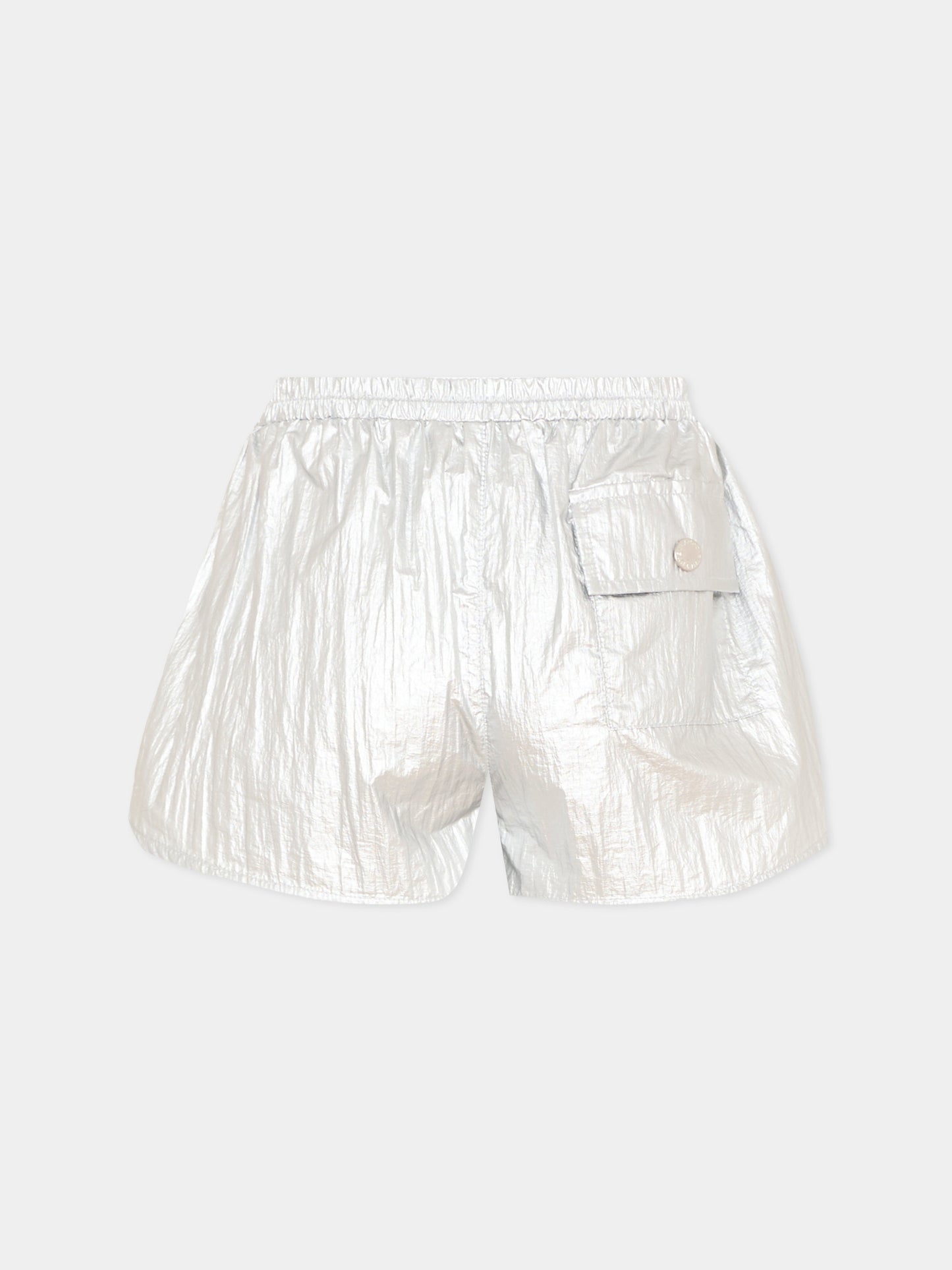 Shorts sportivi argento per bambina,Stella Mccartney Kids,TY6D09-Z0152 925