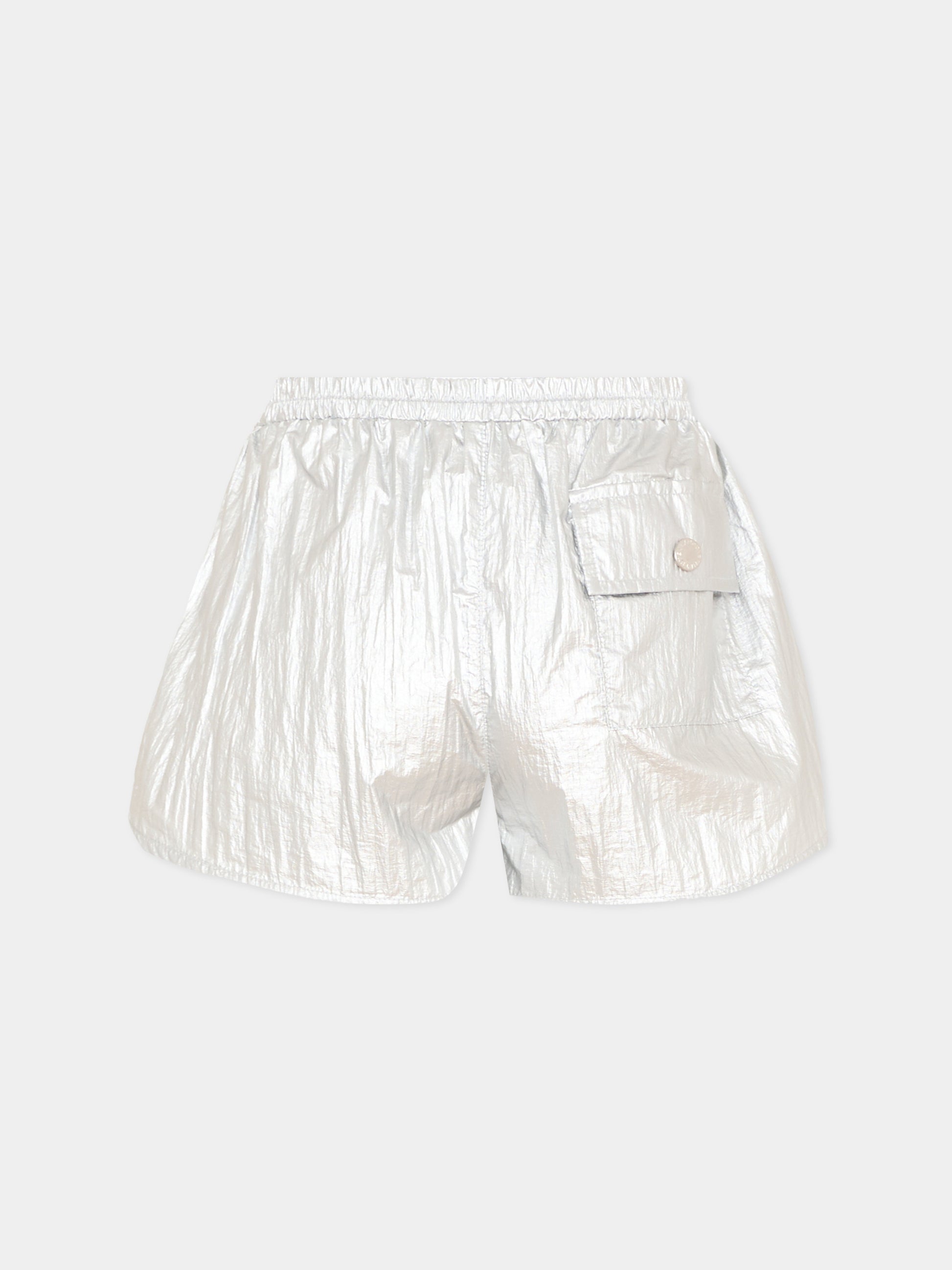 Shorts sportivi argento per bambina,Stella Mccartney Kids,TY6D09-Z0152 925
