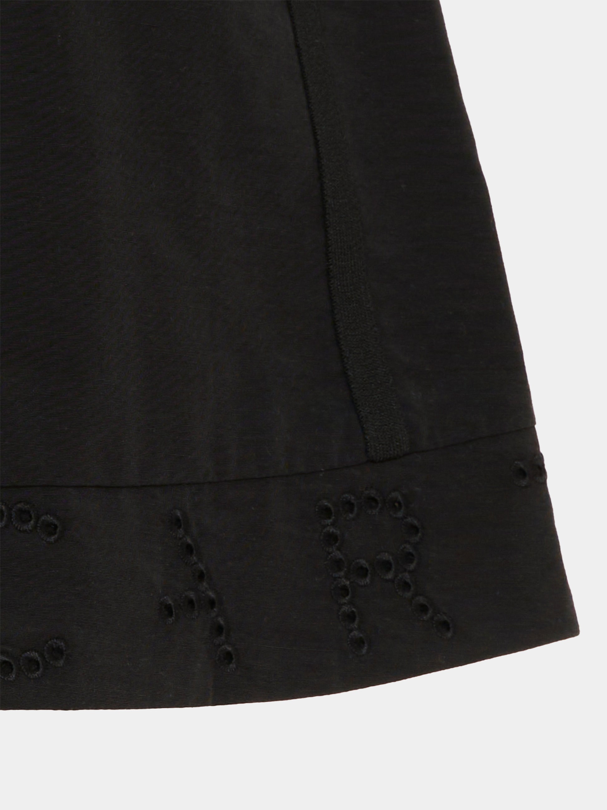 Gonna nera per bambina con logo,Stella Mccartney Kids,TY7A61-Z3484 930