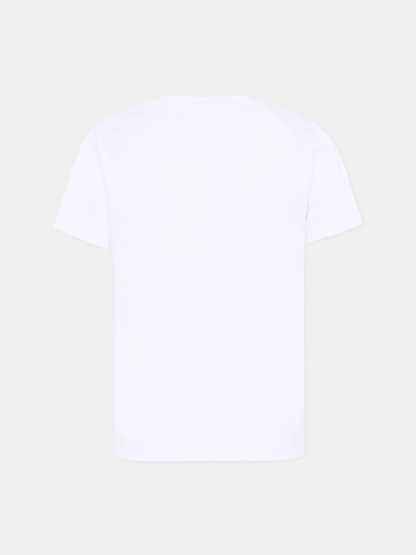 T-Shirt bianca per bambino con balena,Stella Mccartney Kids,TY8Q61-Z0434 100