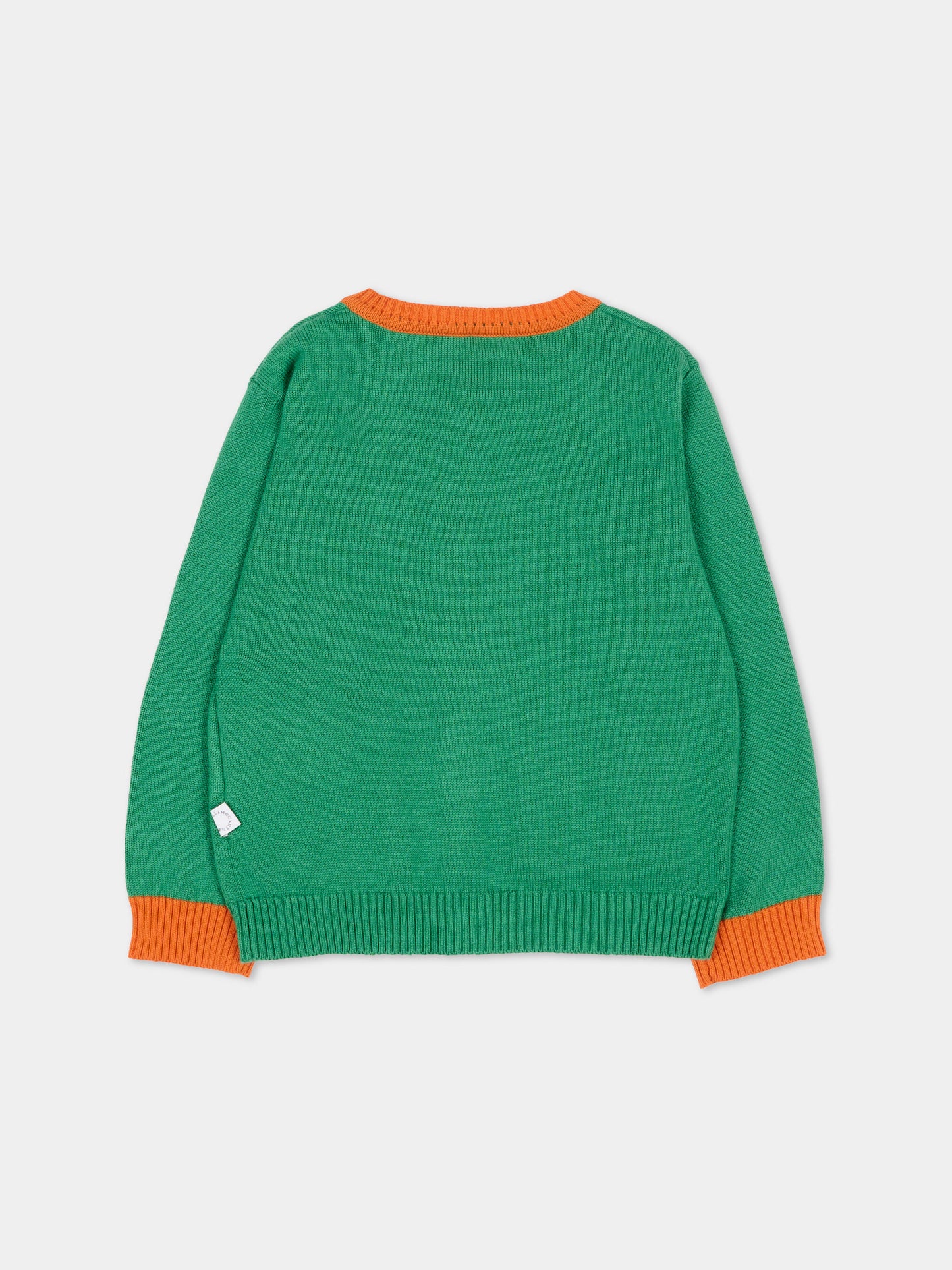 Cardigan verde per neonato con palla da basket,Stella Mccartney Kids,TY9500-Z2922 769