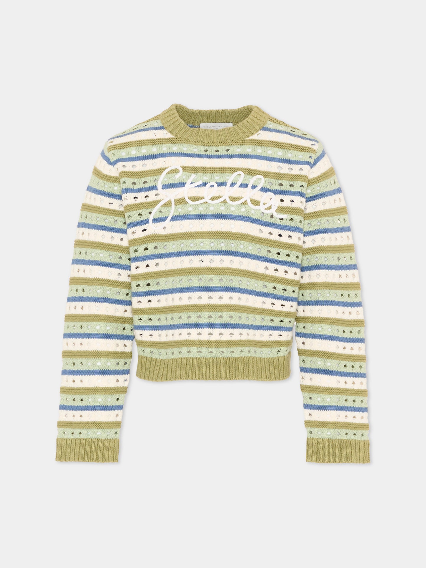 Maglione multicolor per bambina con logo,Stella Mccartney Kids,TY9A40-Z1876 999