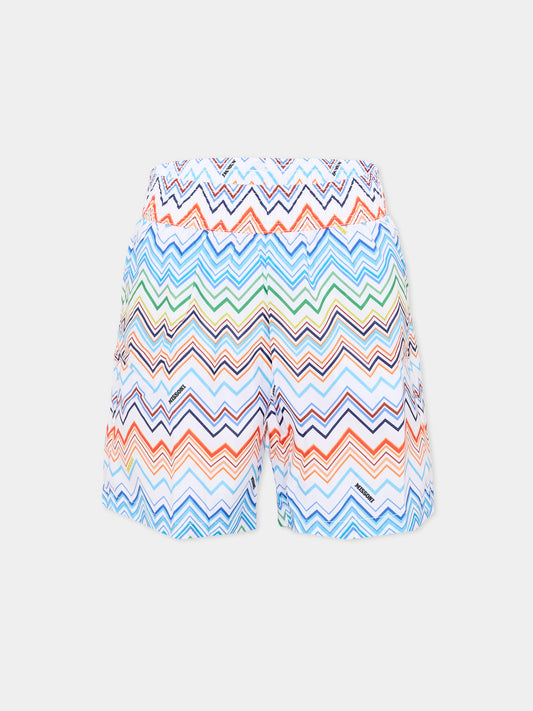 Boxer mare multicolor per bambino zigzag,Missoni,MYCP39-Z3727 100MC