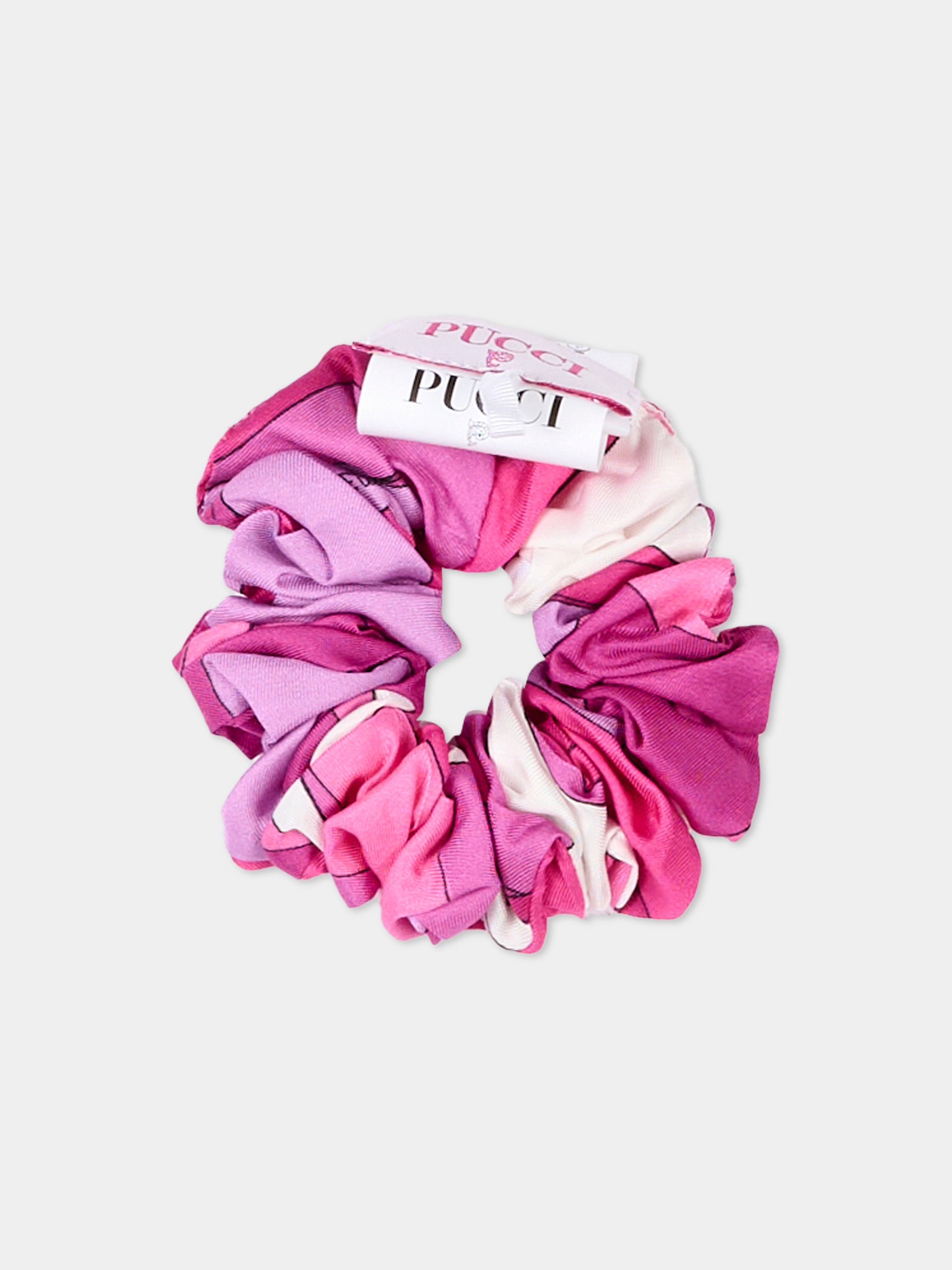 Elastico viola per bambina,Emilio Pucci Junior,PY0A34-K0284 570BC