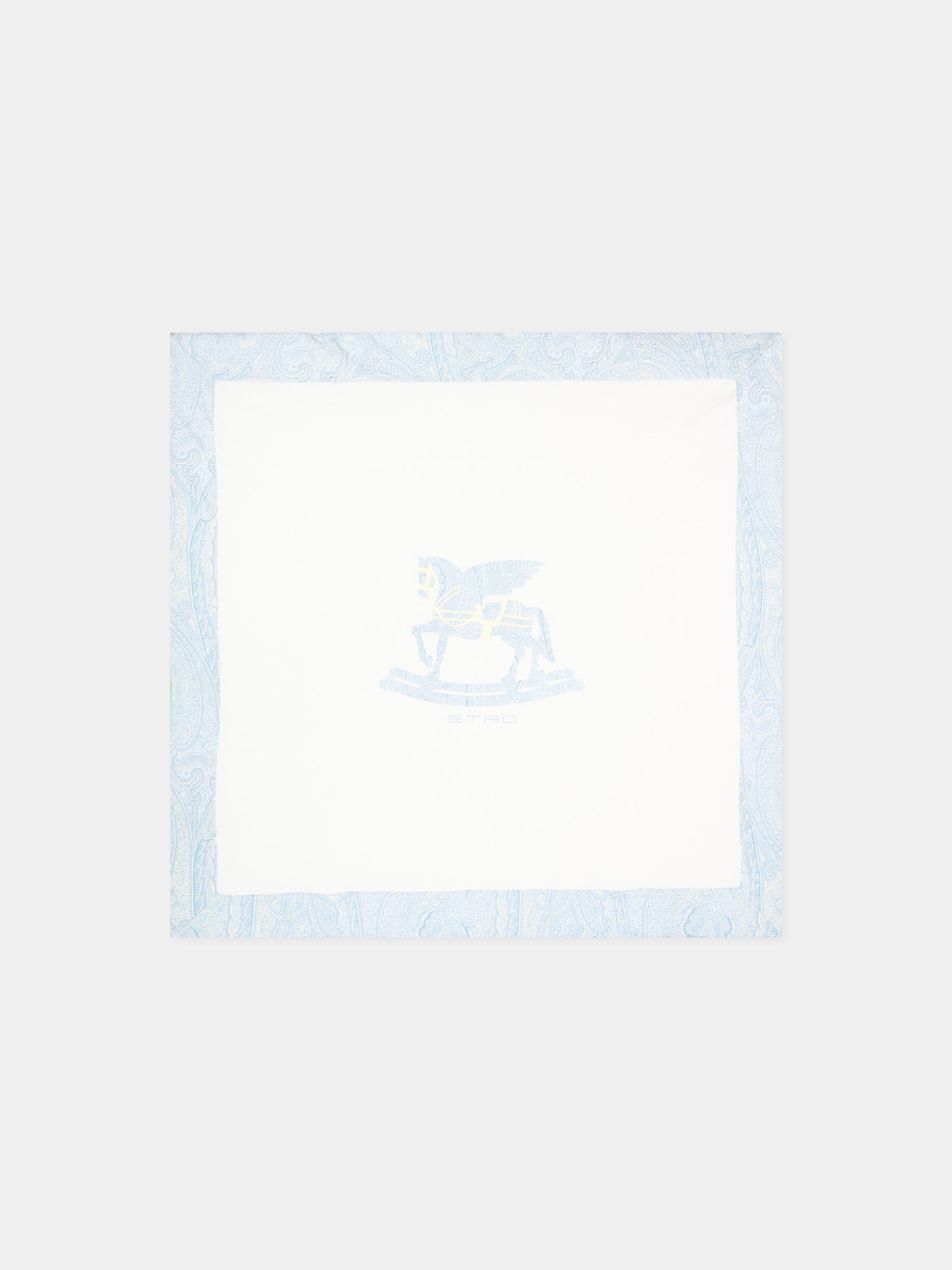 Coperta avorio per neonato con logo,Etro,GY0520-Z3672 102CE