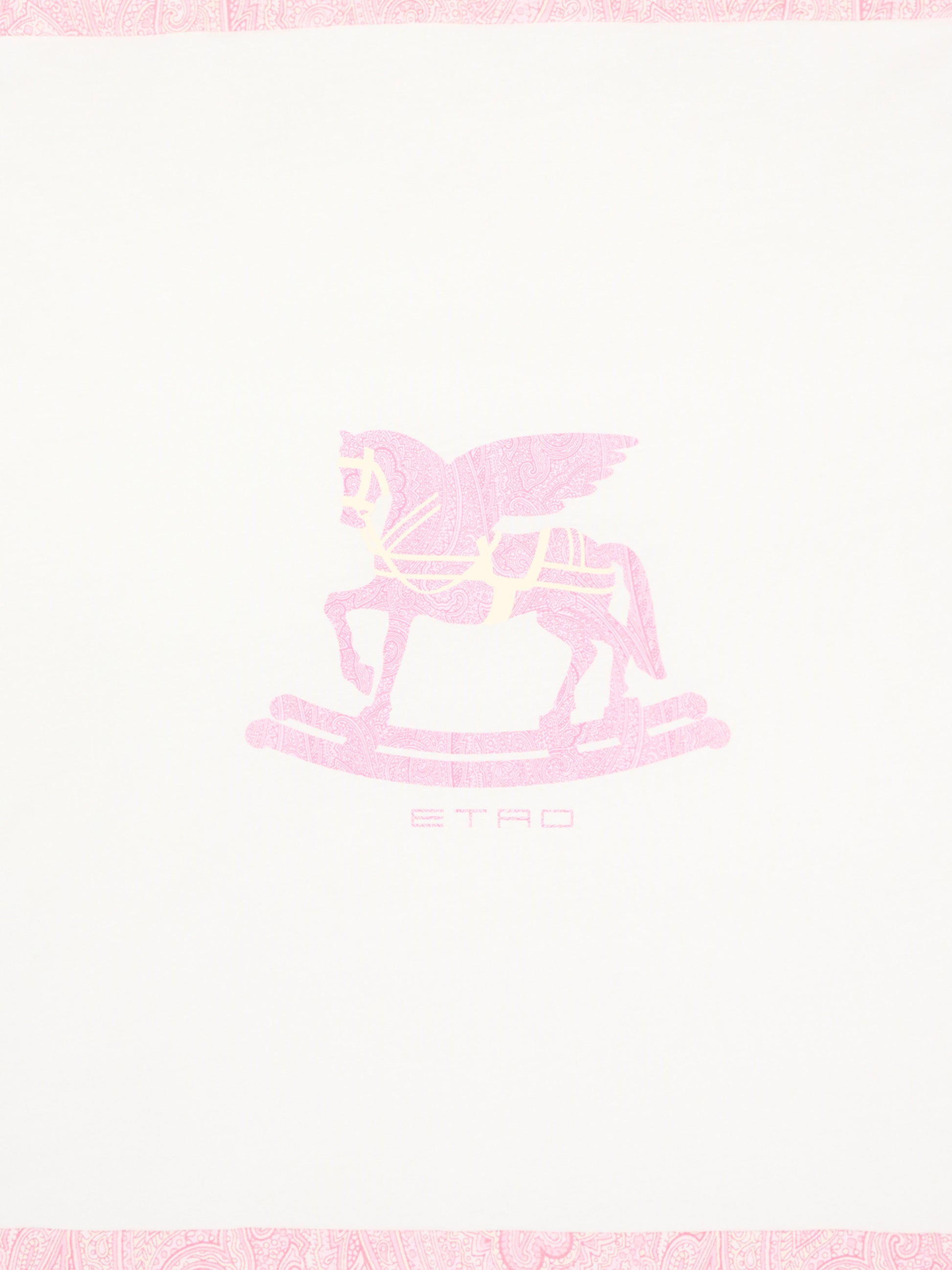 Coperta avorio per neonata con logo,Etro,GY0520-Z3672 102RS