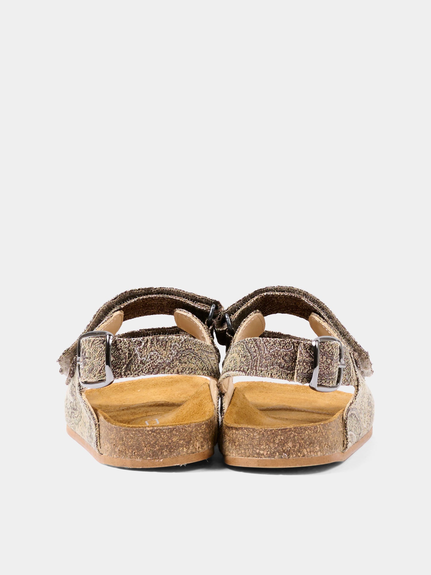 Sandali marroni per bambini con motivo paisley,Etro,GY0P46-U0264 311