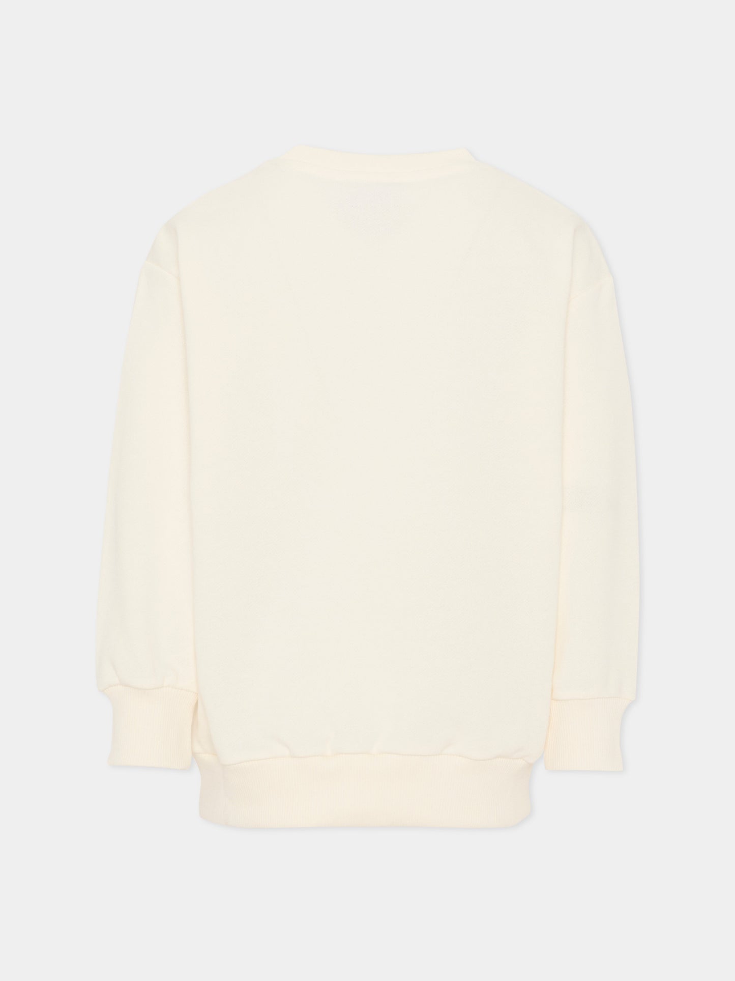 Felpa avorio per bambini con Pegaso,Etro,GY4P50-Z3183 102