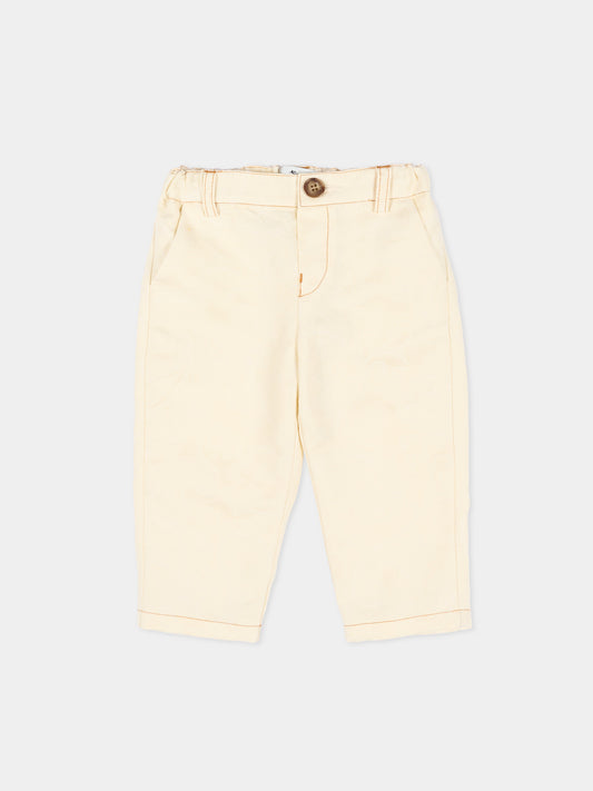 Pantaloni avorio per bambino con motivo jacquard,Etro,GY6500-I0308 105