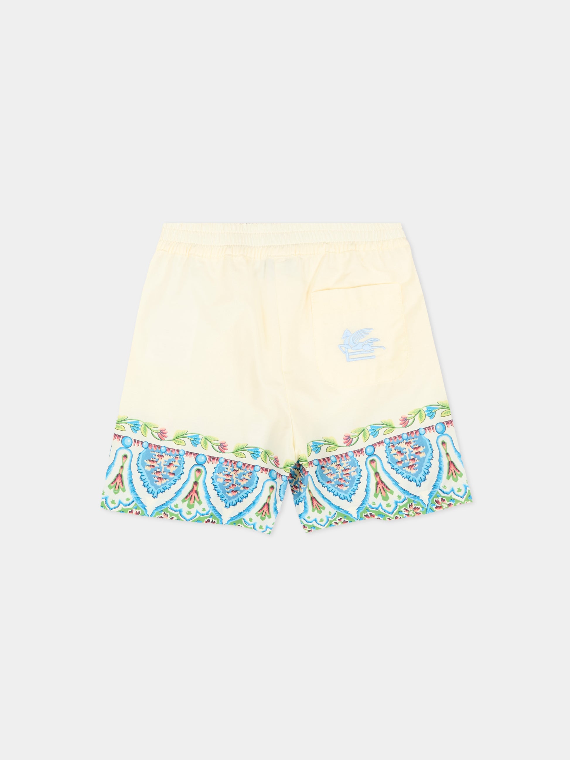 Shorts multicolor per neonato con stampa paisley,Etro,GY6559-P0601 106MC