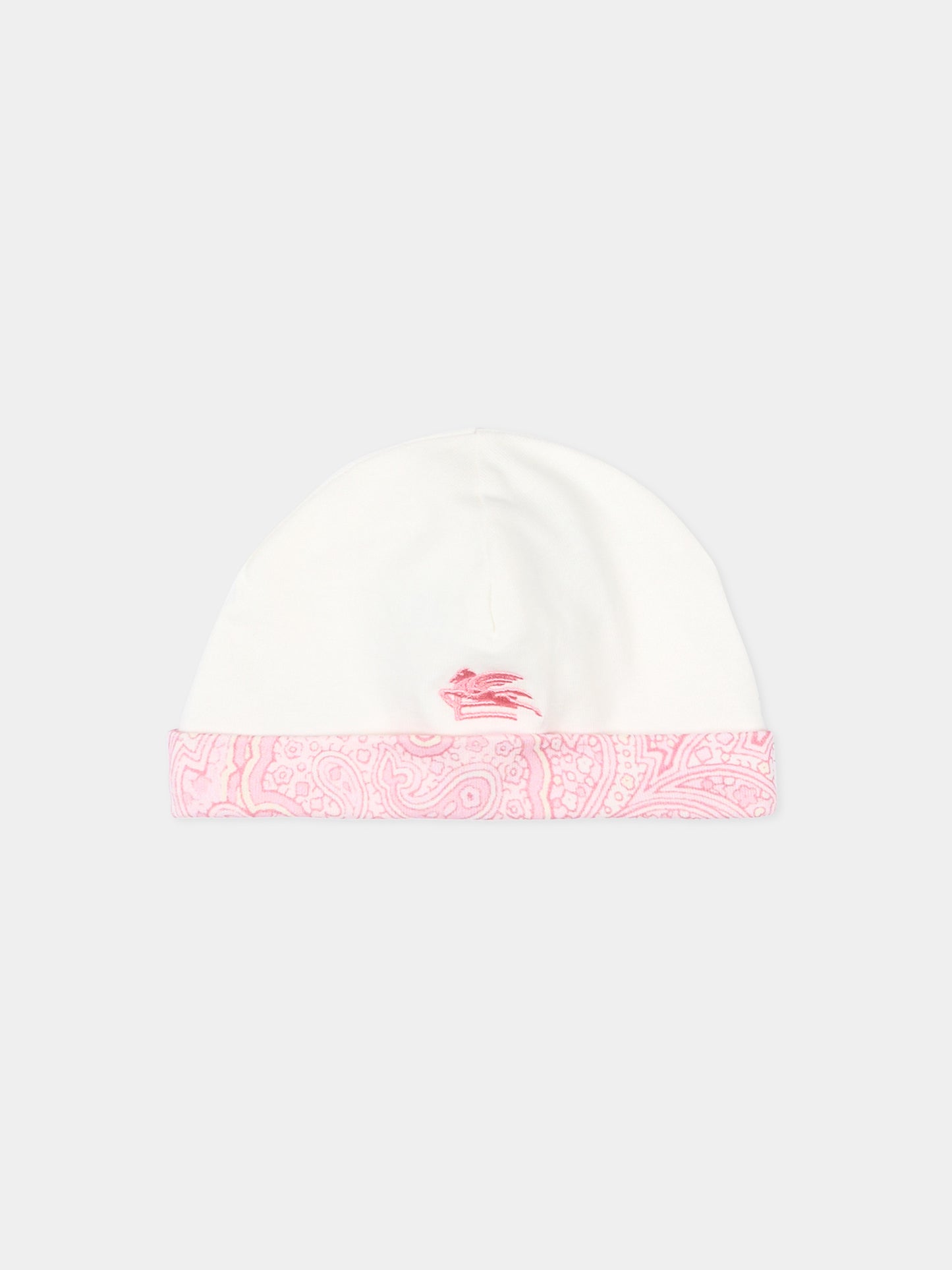 Set tutina rosa per neonata con stampa paisley e logo,Etro,GYB530-Z3771 502