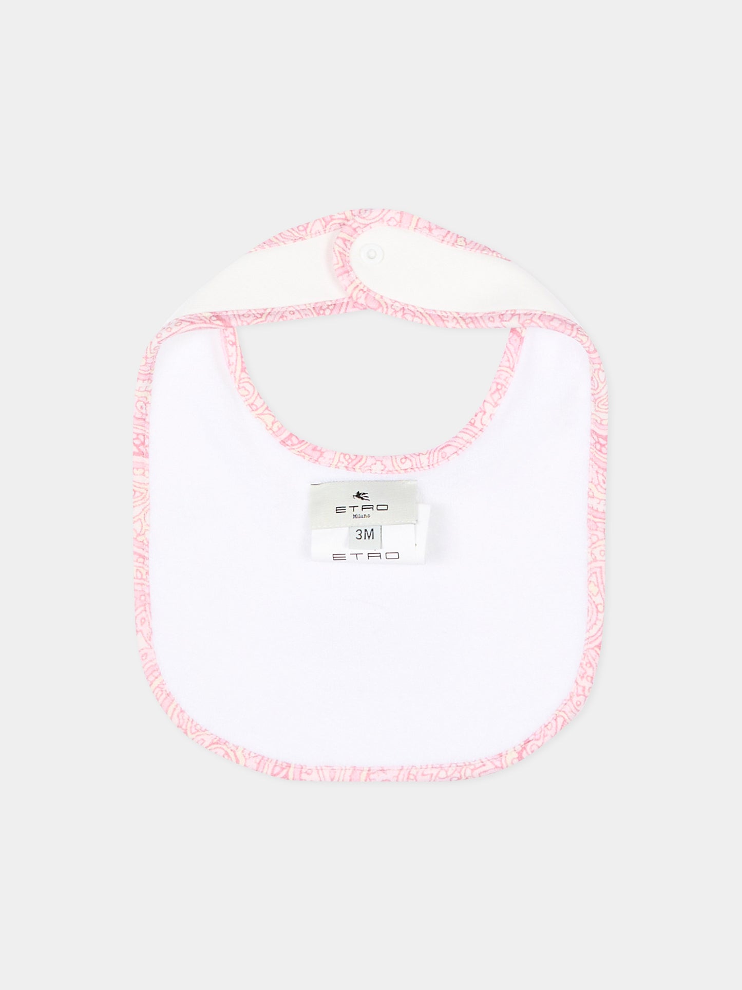 Set tutina avorio per neonata con logo Pegaso,Etro,GYB540-Z3672 102RS