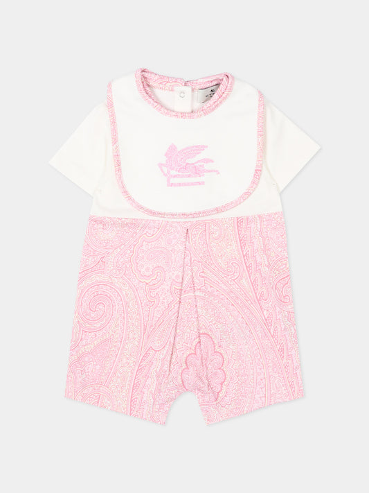 Set tutina rosa per neonata con Pegaso,Etro,GYB550-Z3771 502