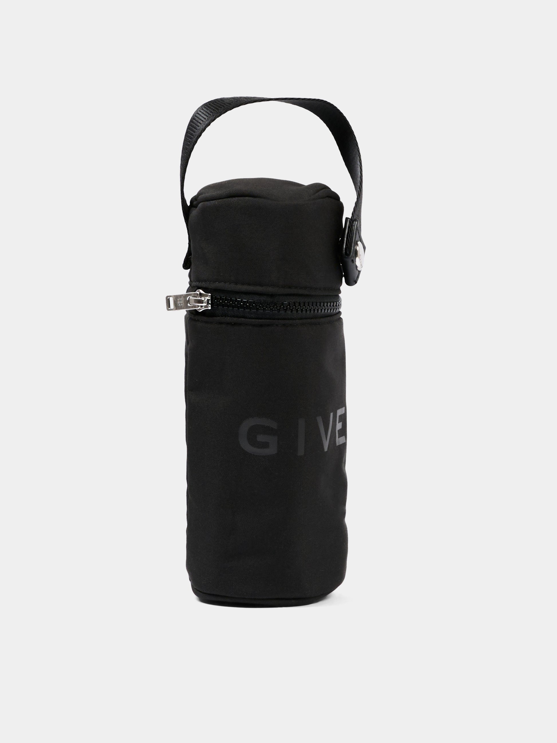 Borsa mamma nera per neonati con logo,Givenchy Kids,H31052 09B