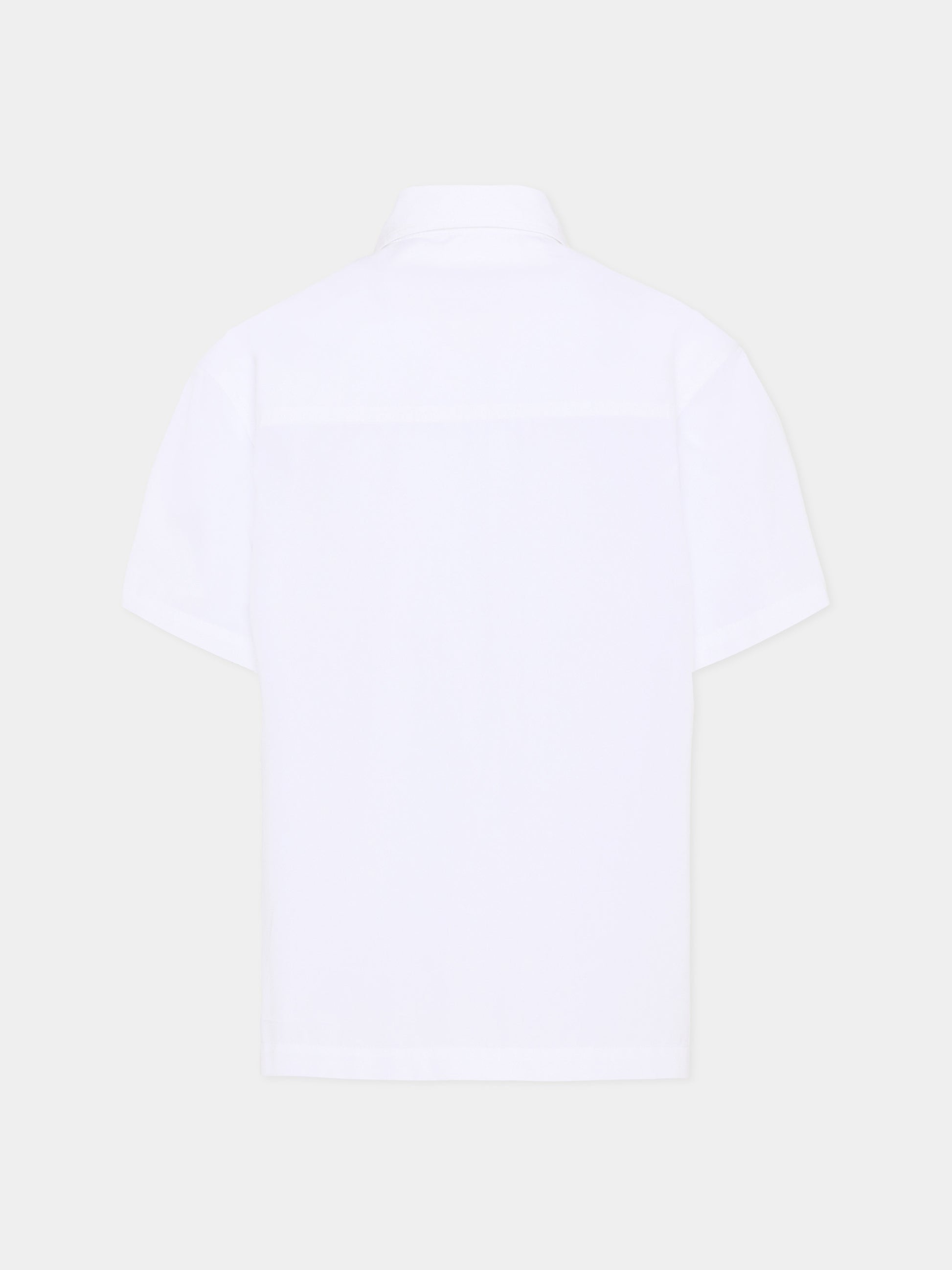 Camicia bianca per bambino con logo,Givenchy Kids,H31079 10P