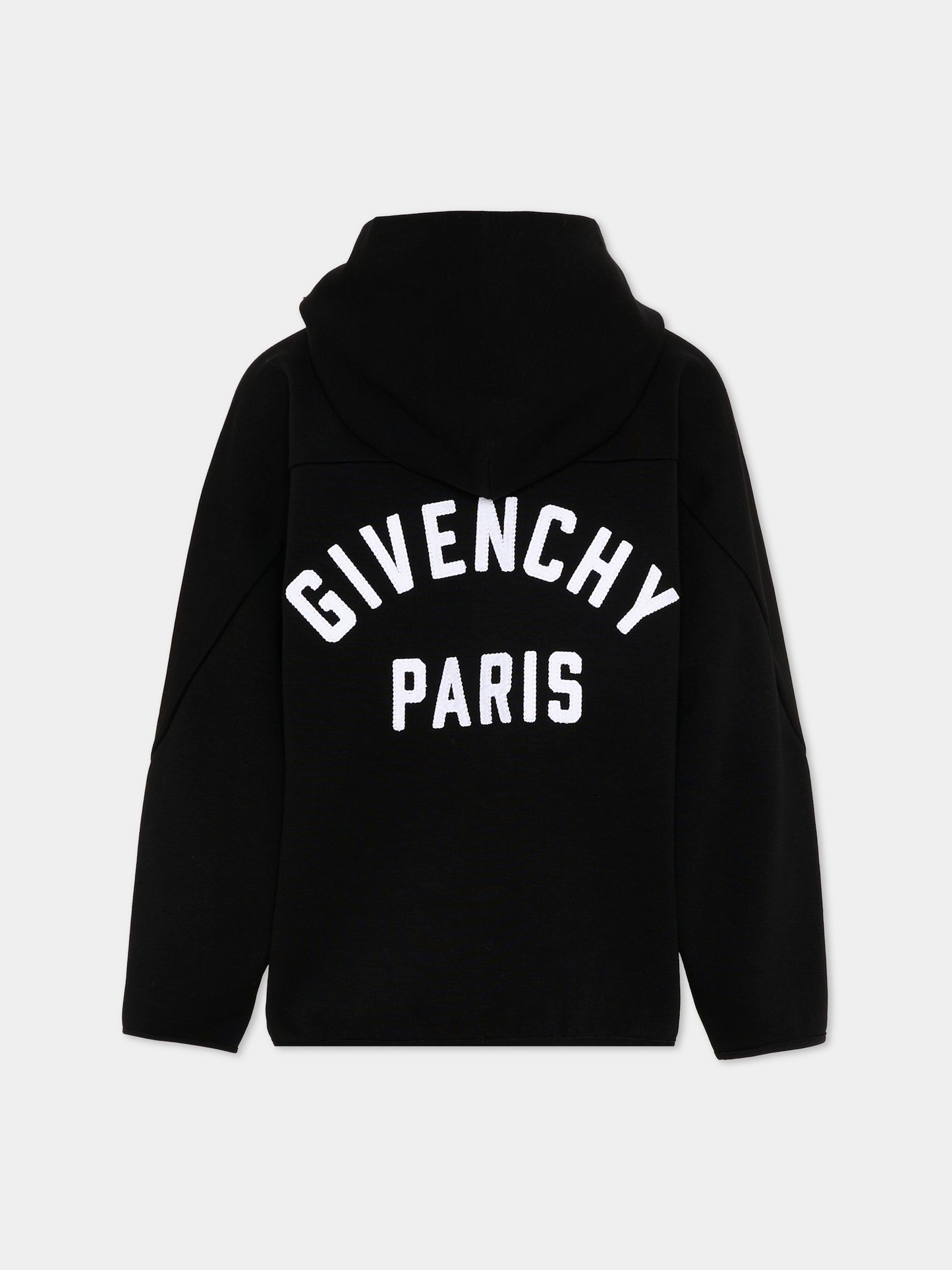 Felpa nera per bambino con logo,Givenchy Kids,H31097 09B