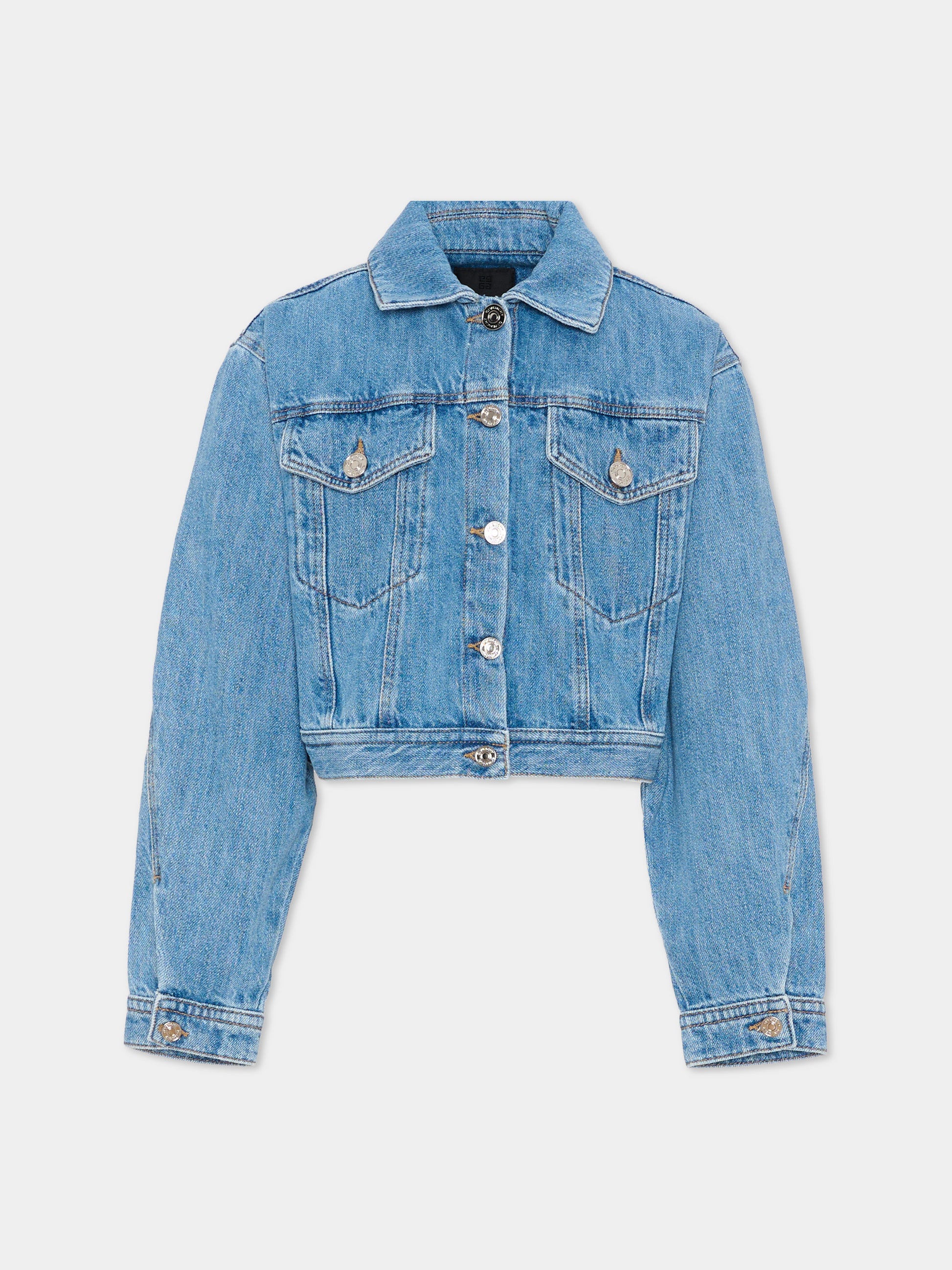 Giubbotto di jeans denim per bambina,Givenchy Kids,H31140 Z10