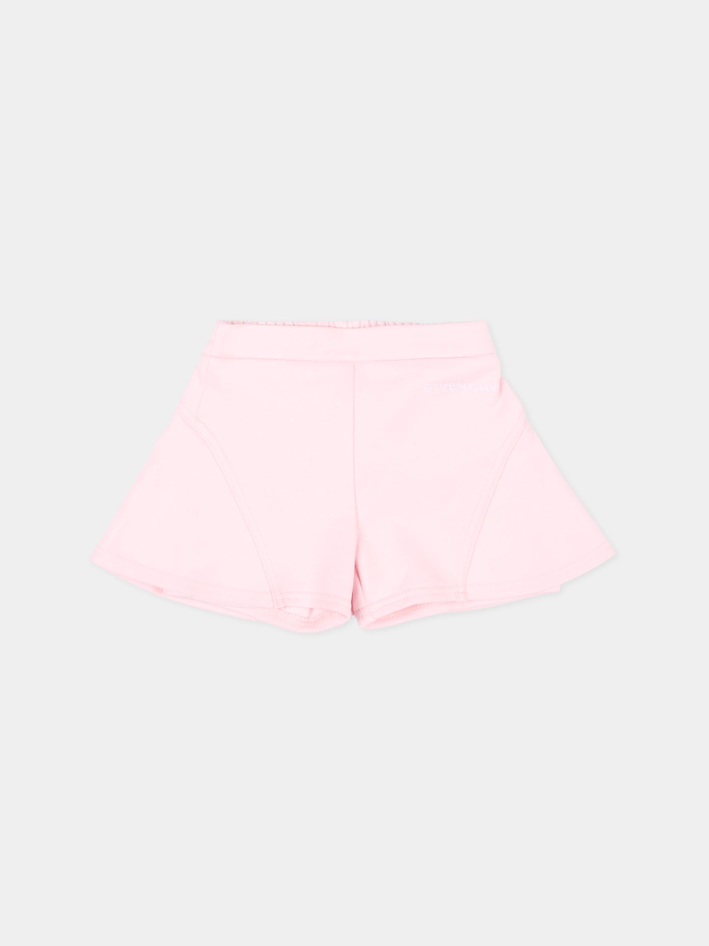 Shorts sportivi rosa per neonata,Givenchy Kids,H31183 44Z