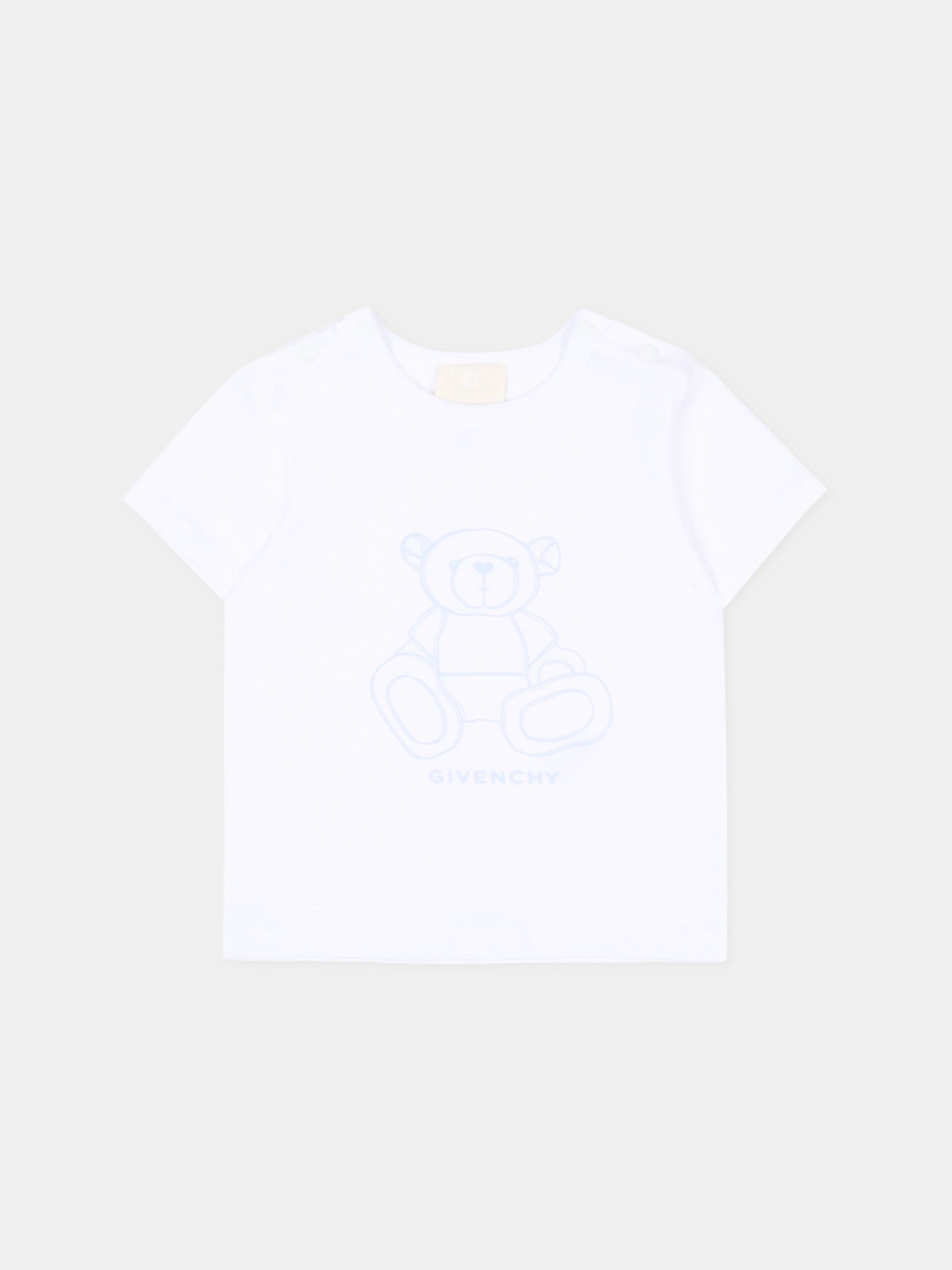 Completo sportivo celeste per neonato,Givenchy Kids,H31263 771