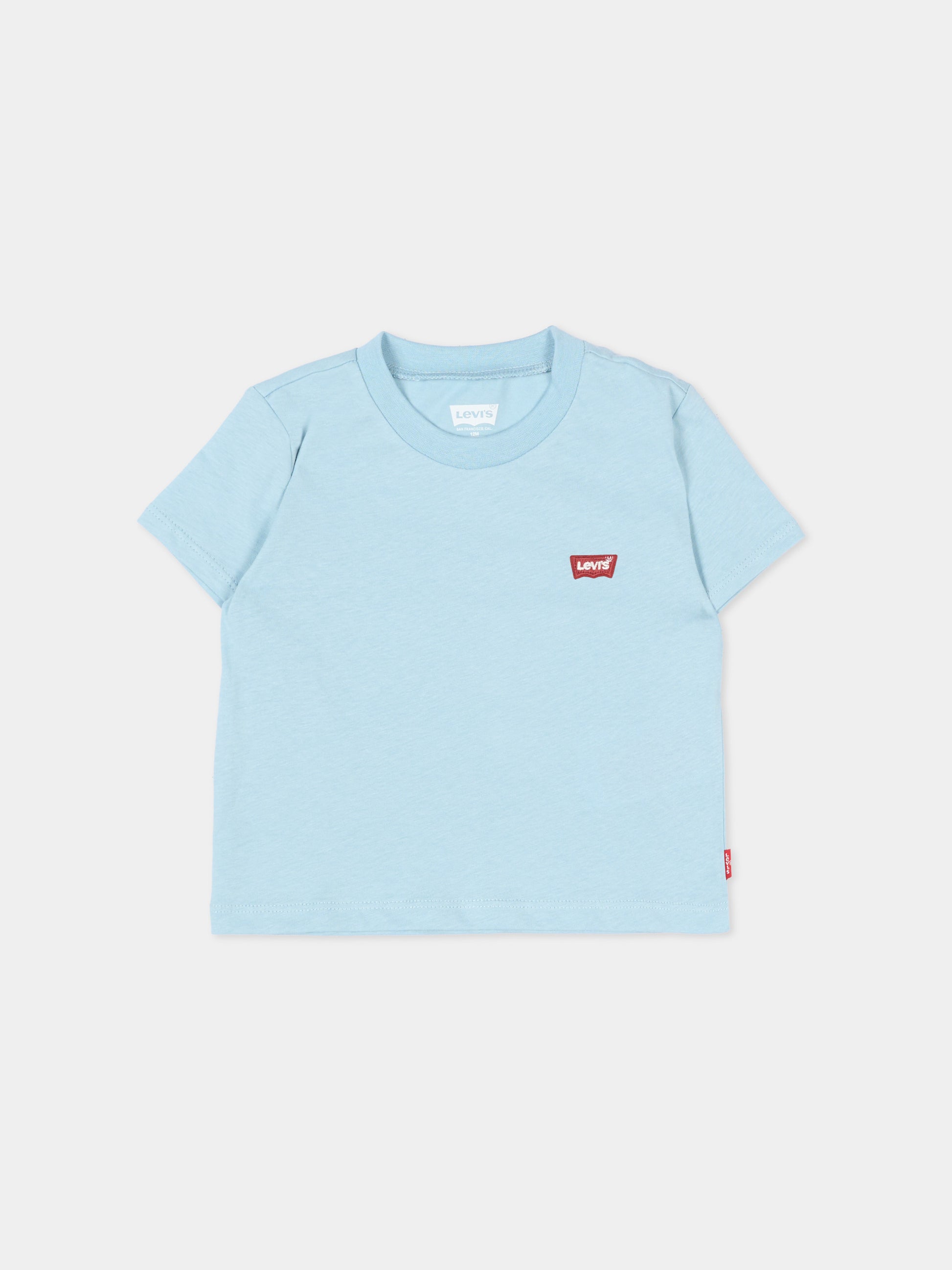 T-shirt celeste per neonato con logo,Levi's Kids,6EA100 BF7