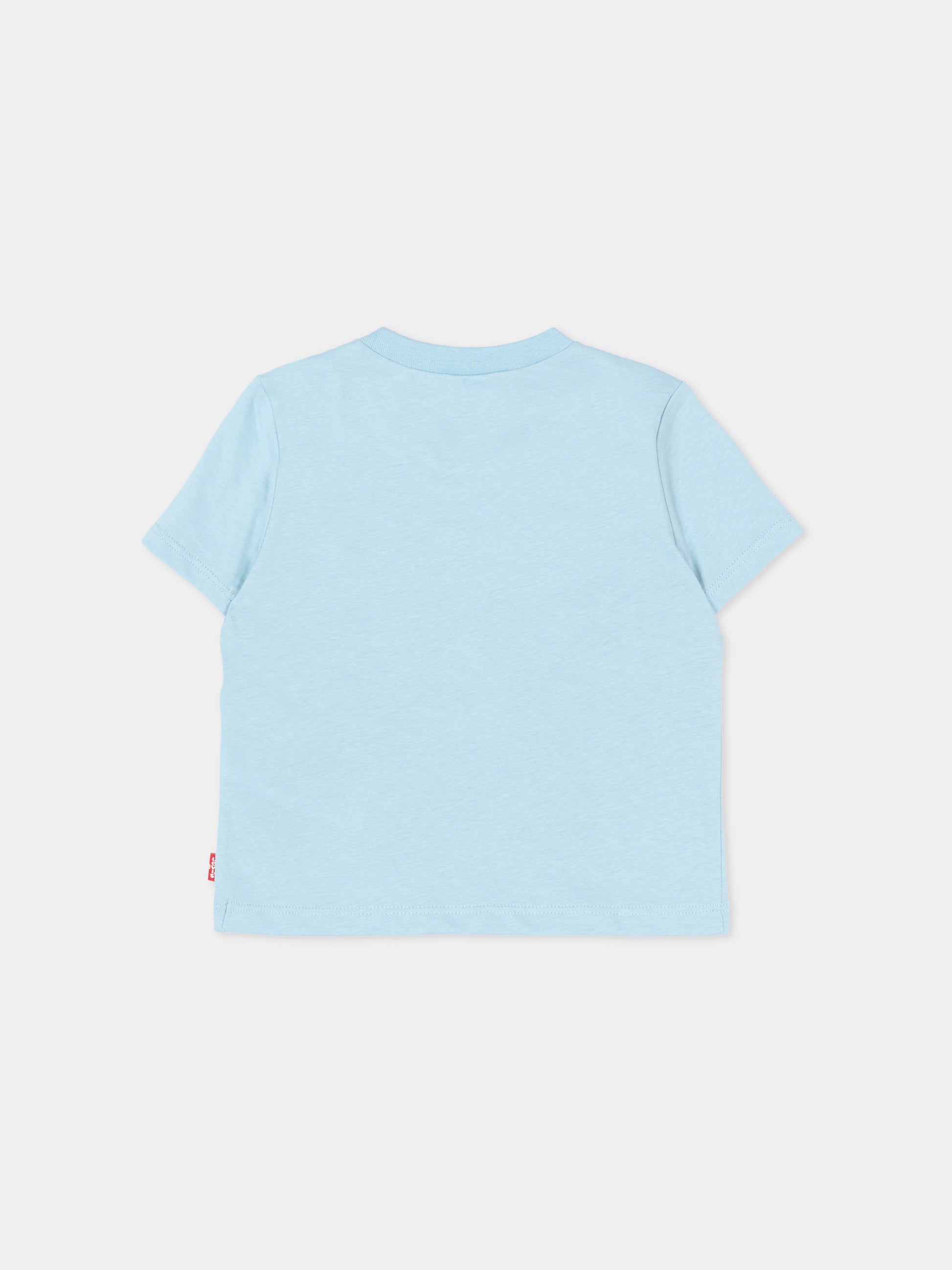 T-shirt celeste per neonato con logo,Levi's Kids,6EA100 BF7