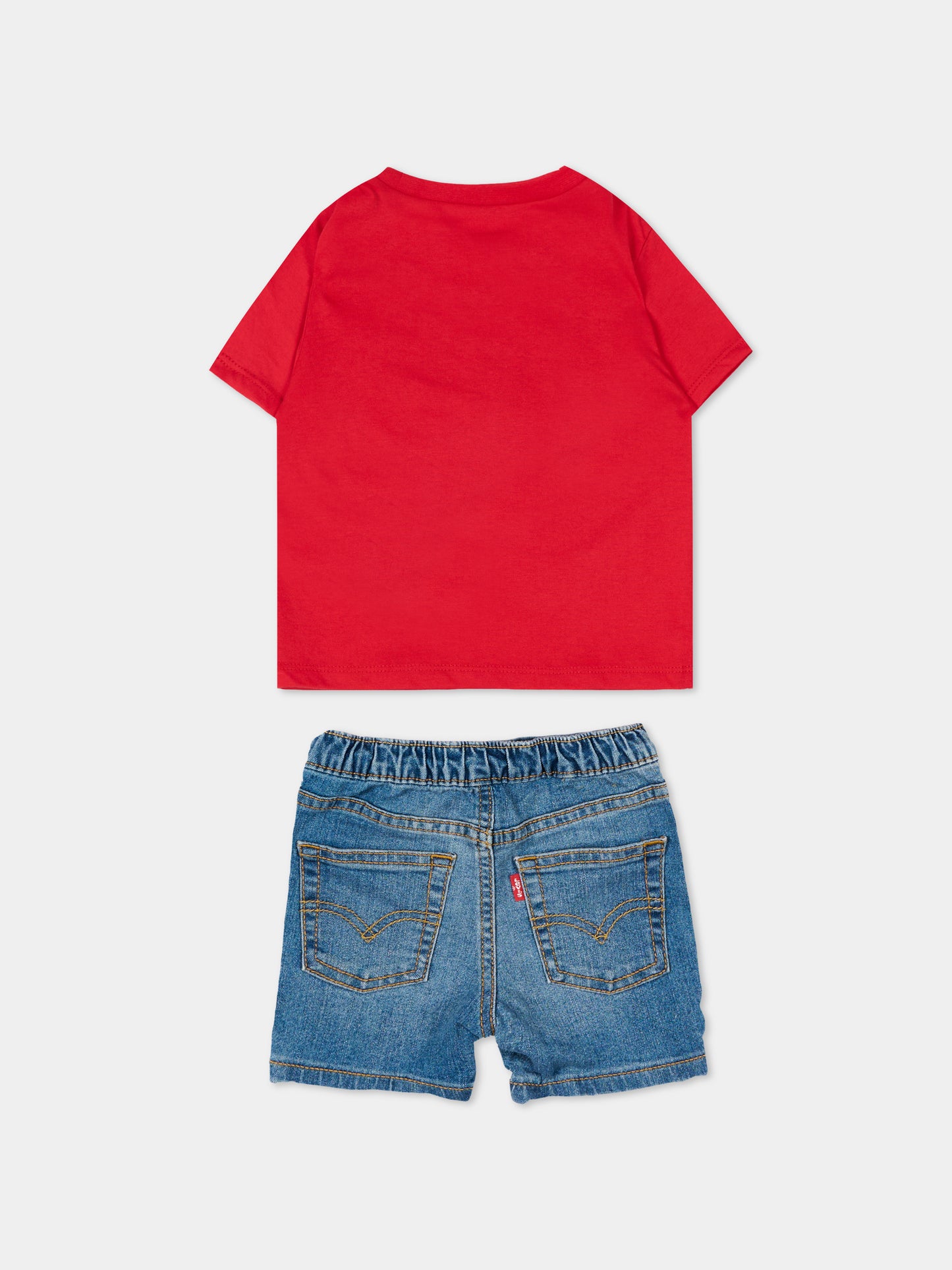 Completo multicolor per neonato con logo,Levi's Kids,6EP622 RCU