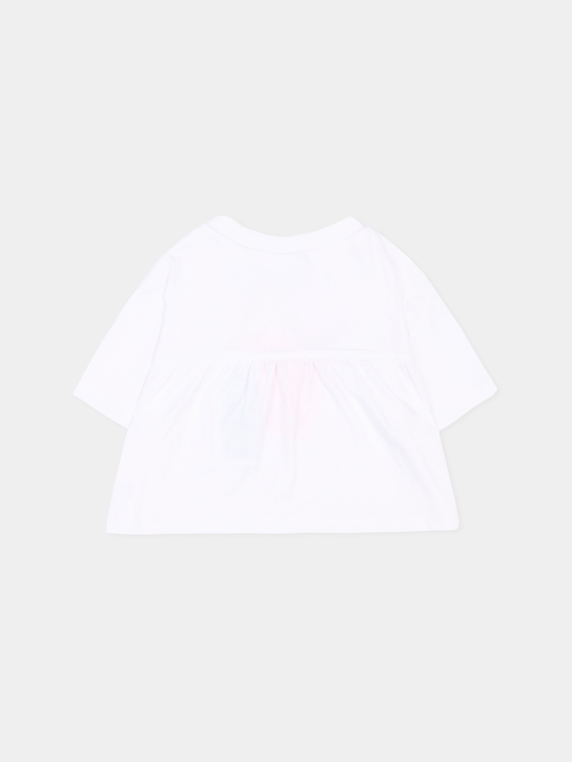 T-Shirt bianca per neonata con fragola,Levi's Kids,1EP666 W1T