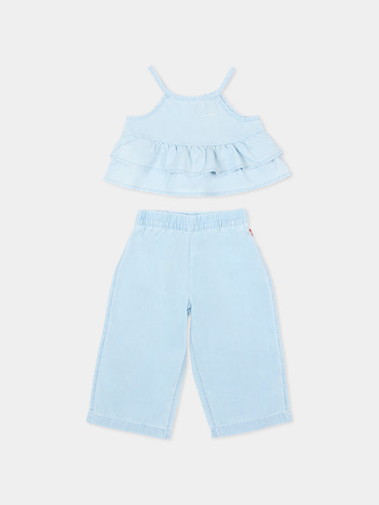 Completo sportivo denim per neonata,Levi's Kids,1EP496 LD9