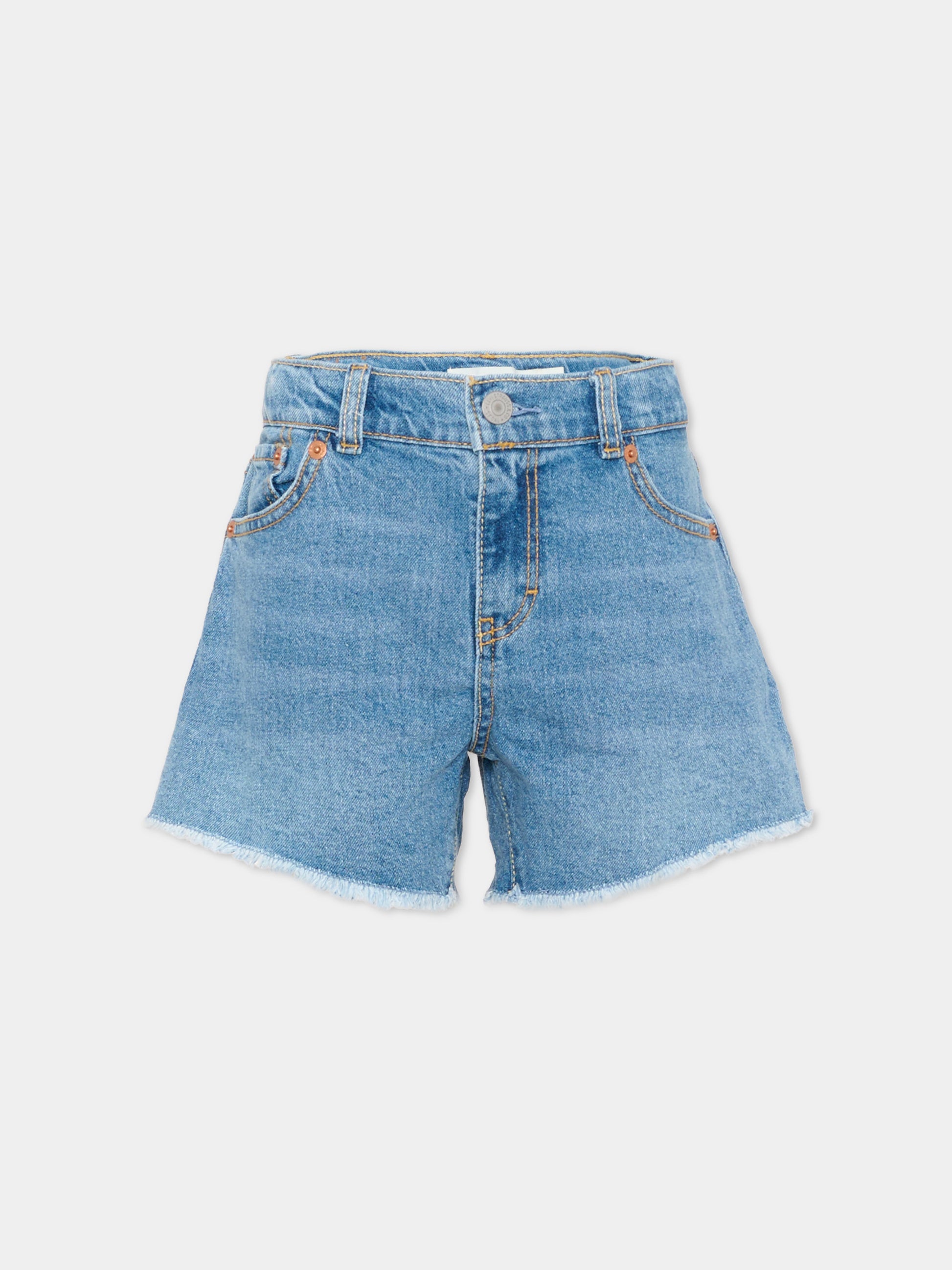 Shorts denim per bambina,Levi's Kids,4EM220 MDU