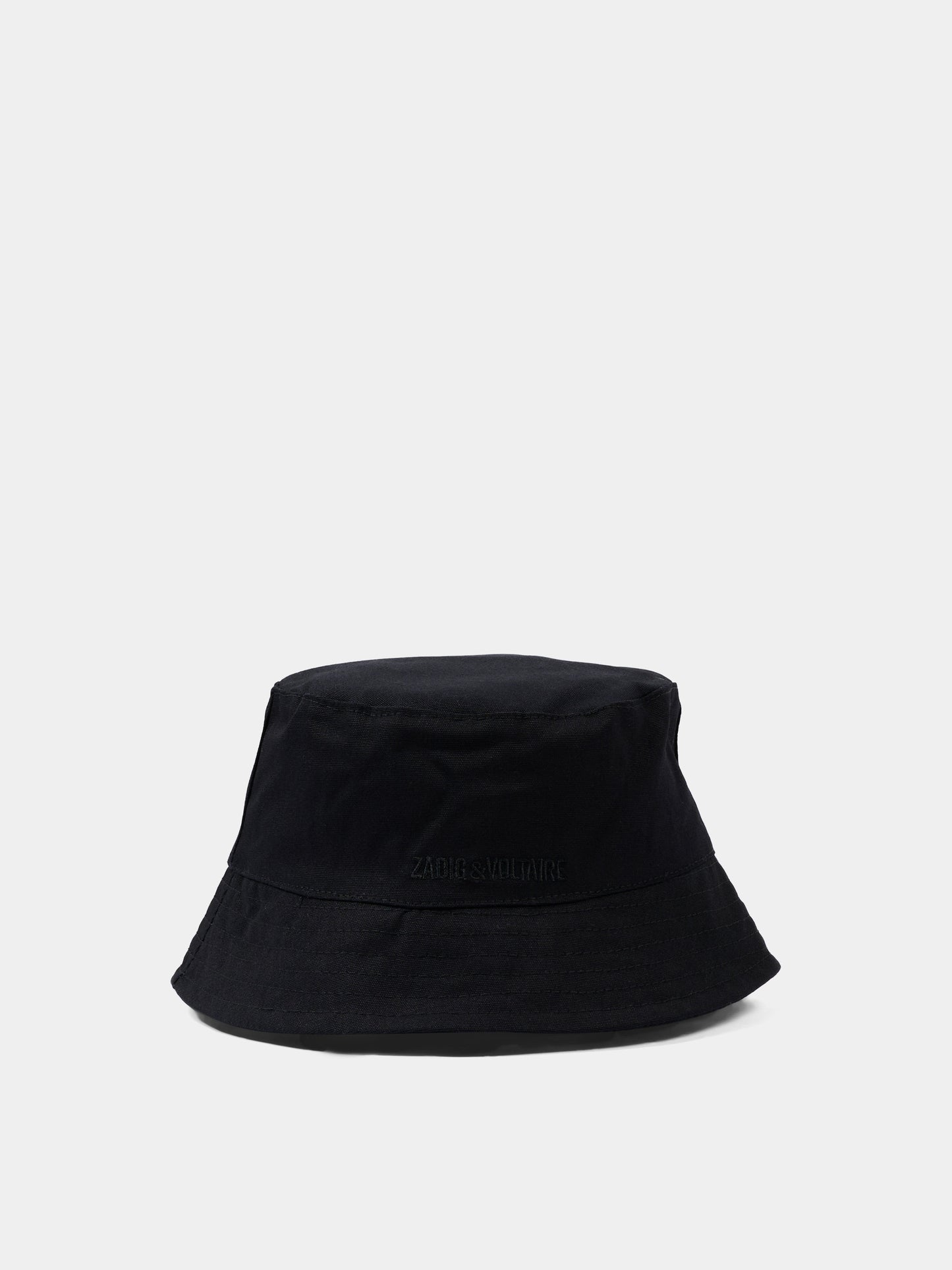 Cloche nero per bambini con logo,Zadig & Voltaire Kids,X60621 09B