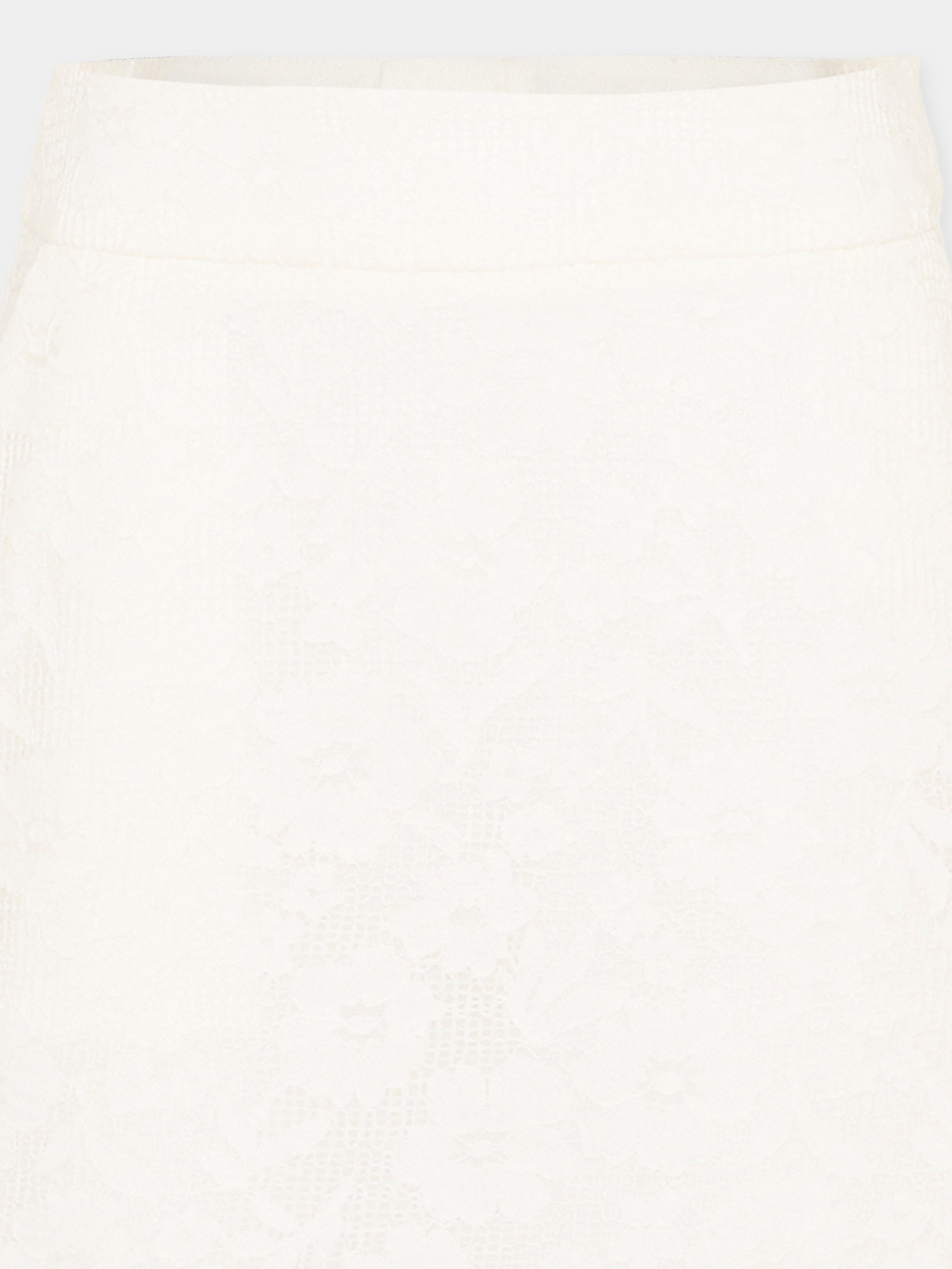 Gonna bianca in pizzo per bambina,Michael Kors,R30563 117