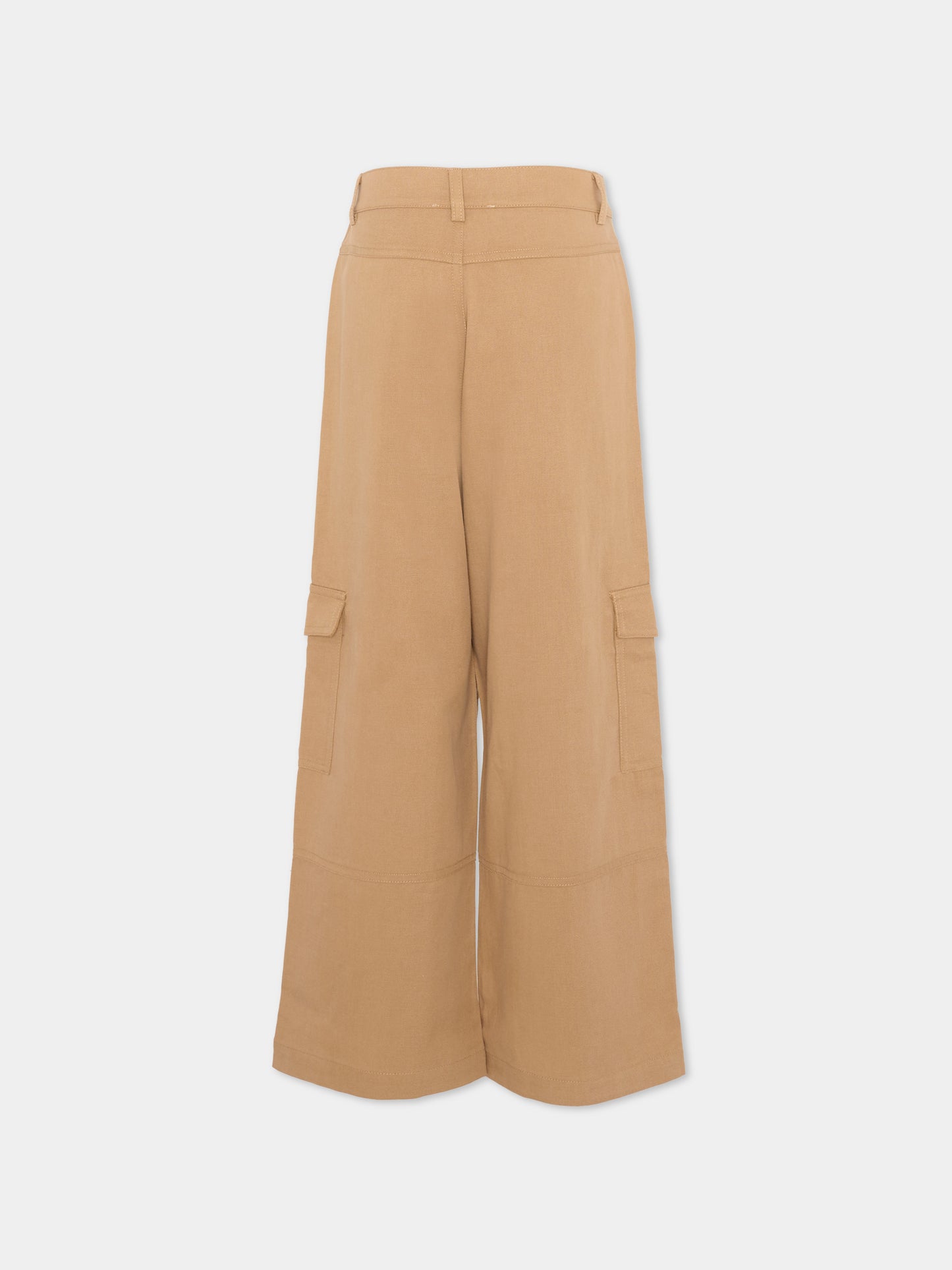 Pantaloni beige per bambina cargo,Michael Kors,R30579 263
