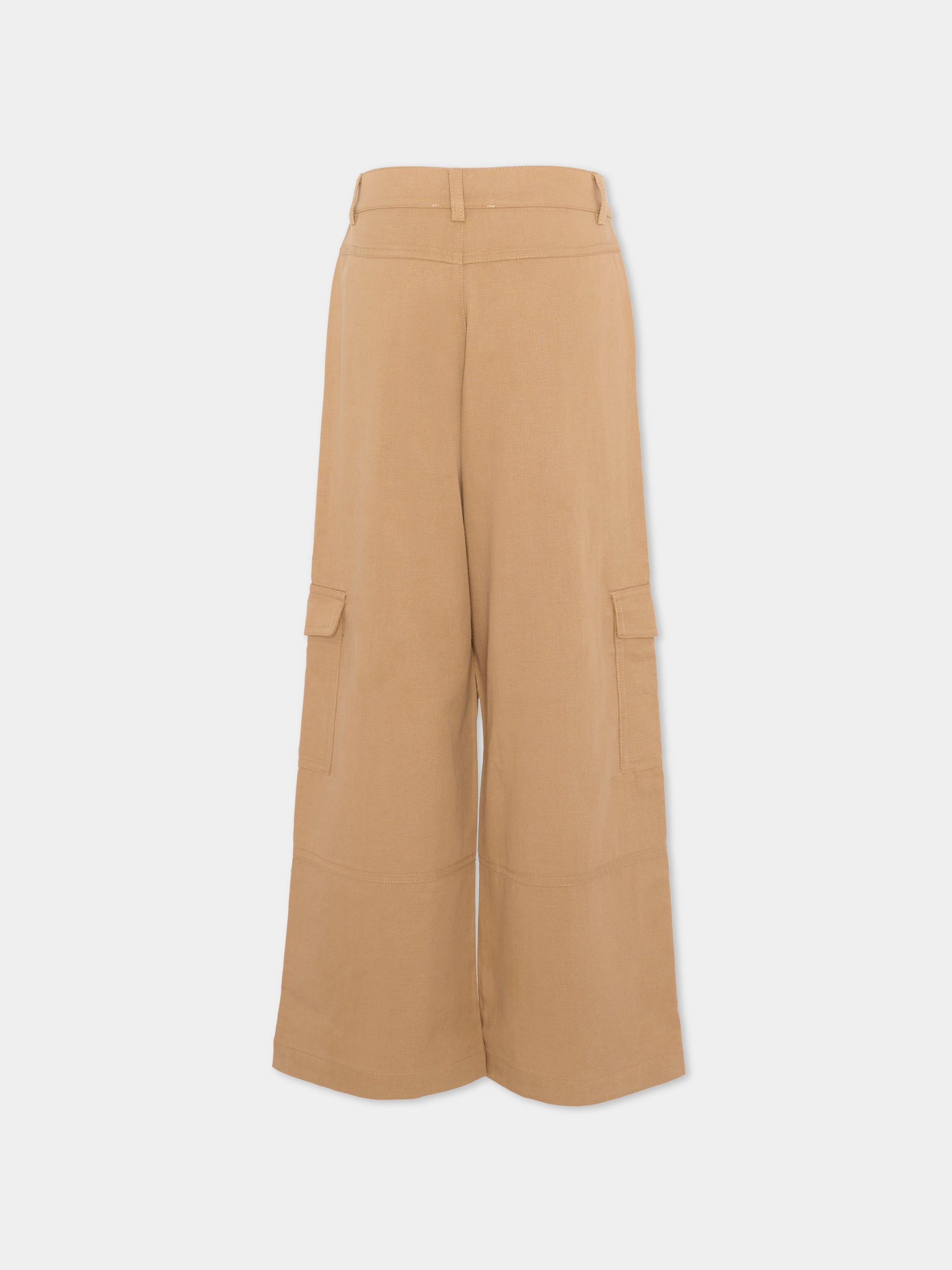 Pantaloni beige per bambina cargo,Michael Kors,R30579 263