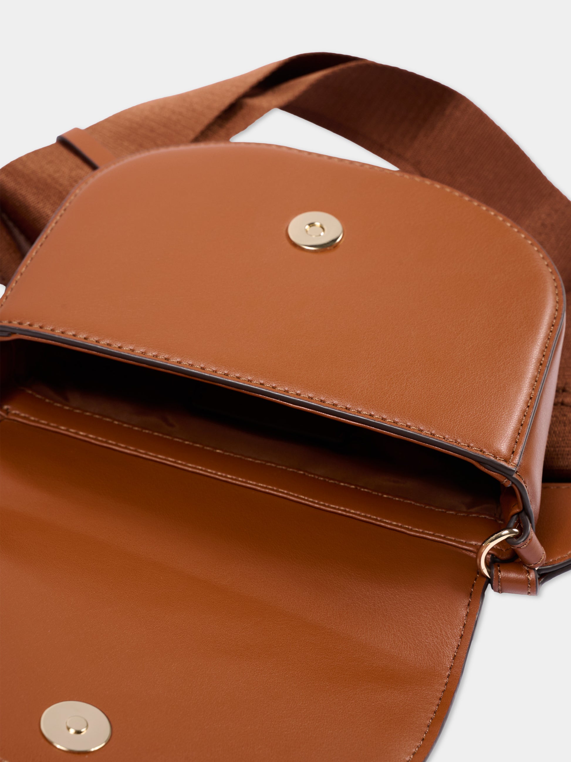 Borsa marrone per bambina con borchie,Michael Kors,R30634 239