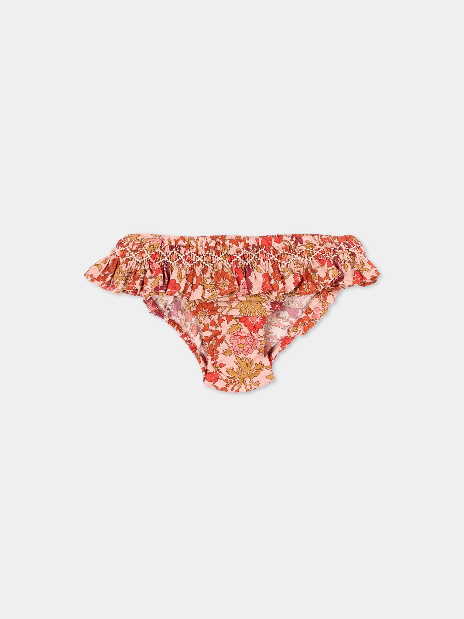 Slip bikini multicolor per neonata floreale,Bonpoint,S06XSSW00002 520
